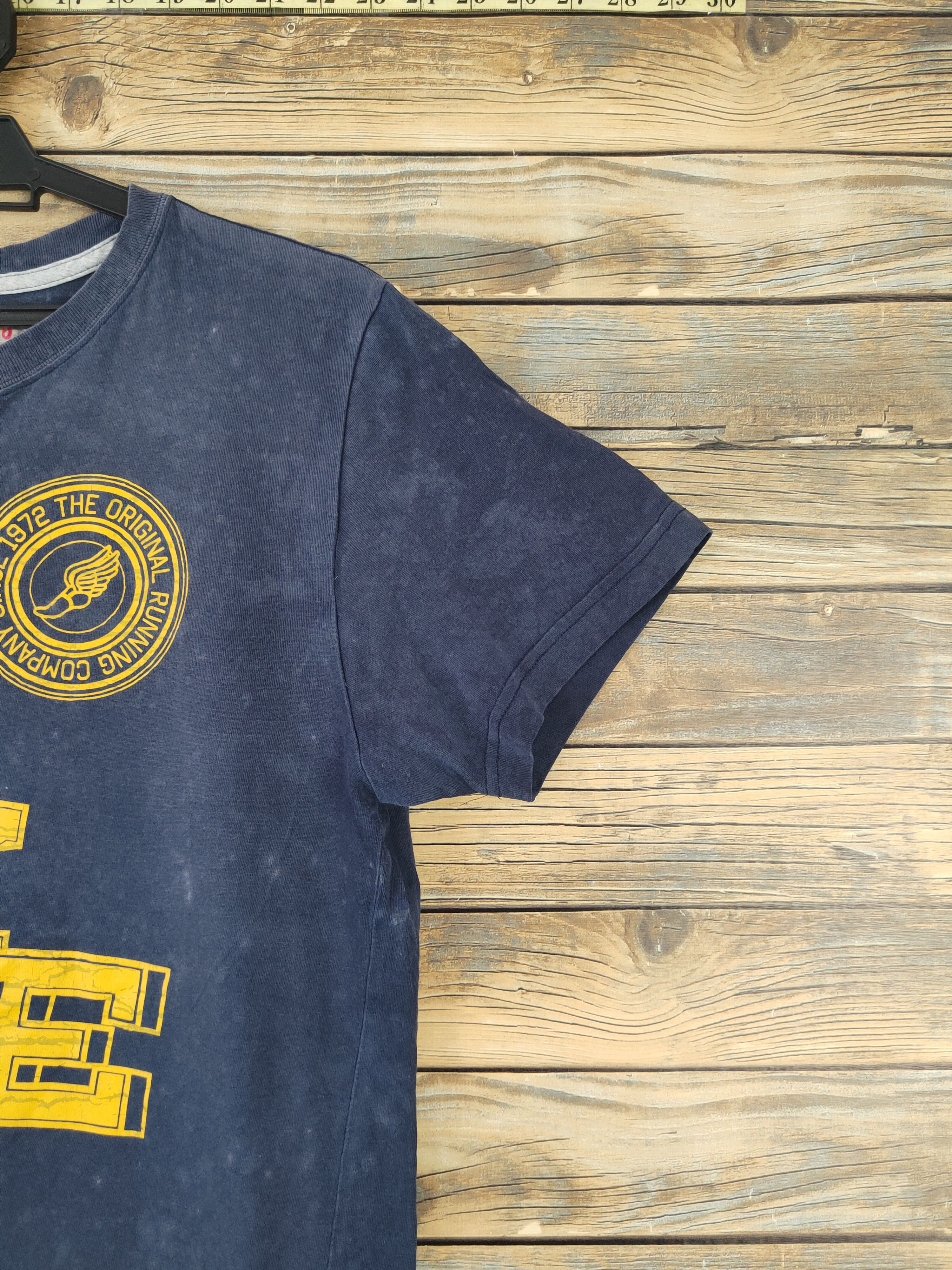 Nike × Vintage DL Nike Navy Faded Short Sleeve T-shirts #648 Size US M / EU 48-50 / 2 - 7 Thumbnail