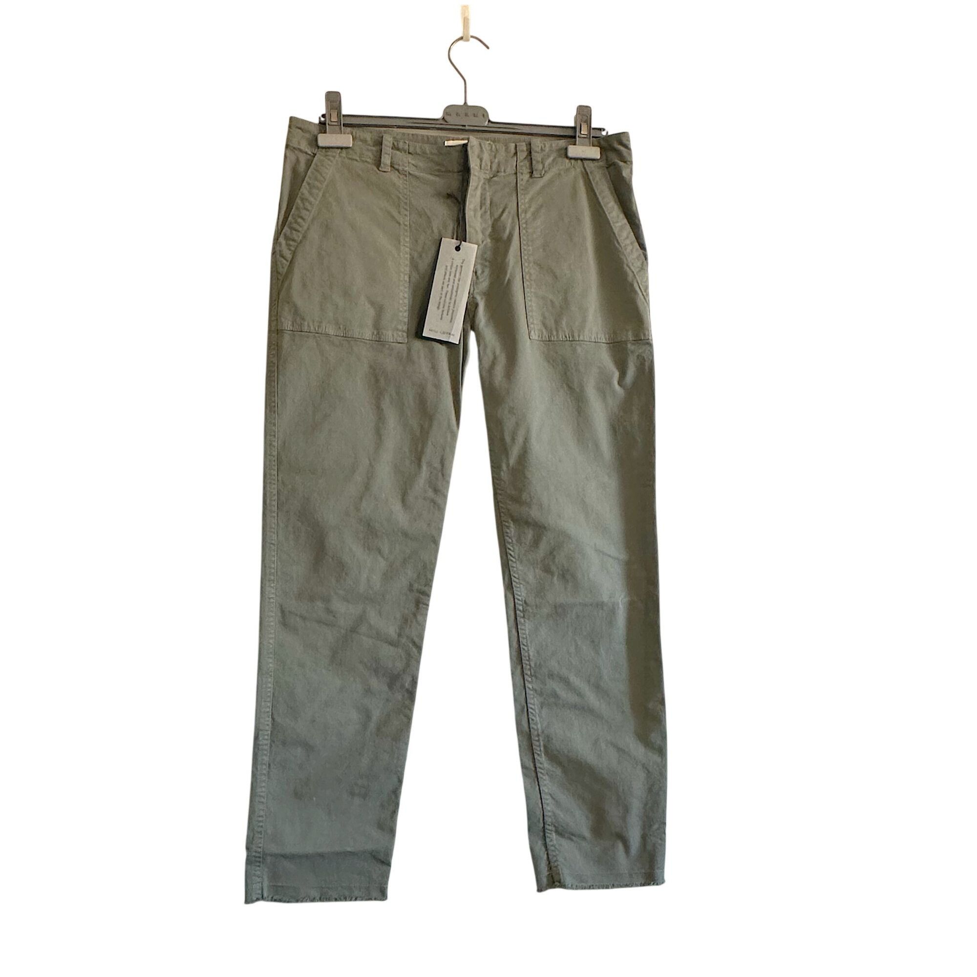 Nili Lotan Nili Lotan Jenna Pants in Admiral Green, Size 8, NWT Size 30" / US 8 / IT 44 - 1 Thumbnail