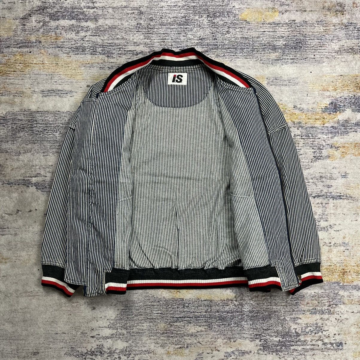 Issey Miyake Vintage Issey miyake AW 84-85 stripe hickory bomber jacket Size US M / EU 48-50 / 2 - 8 Thumbnail