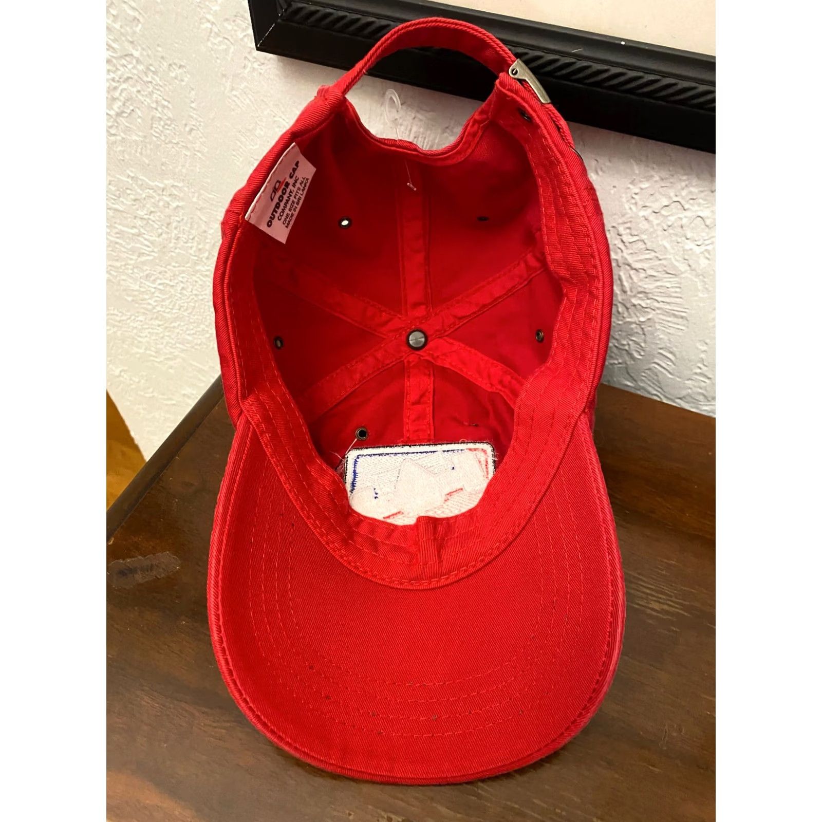 Logo 7 INDY RACING LEAGUE Baseball Cap Hat Red Embroidered Logo Adjustable Strap Men Twill Cotton Hat Size ONE SIZE - 3 Thumbnail