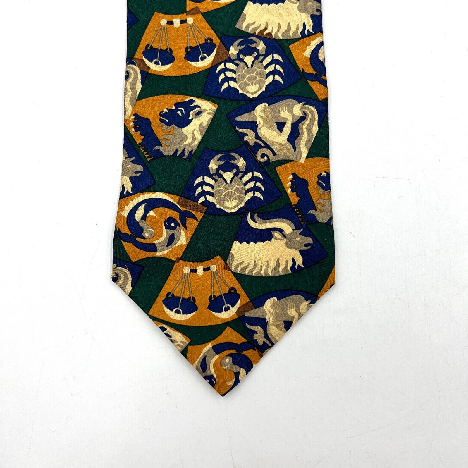 Ermenegildo Zegna Ermenegildo Zenga Zodiac Print Silk Tie Size ONE SIZE - 1 Thumbnail