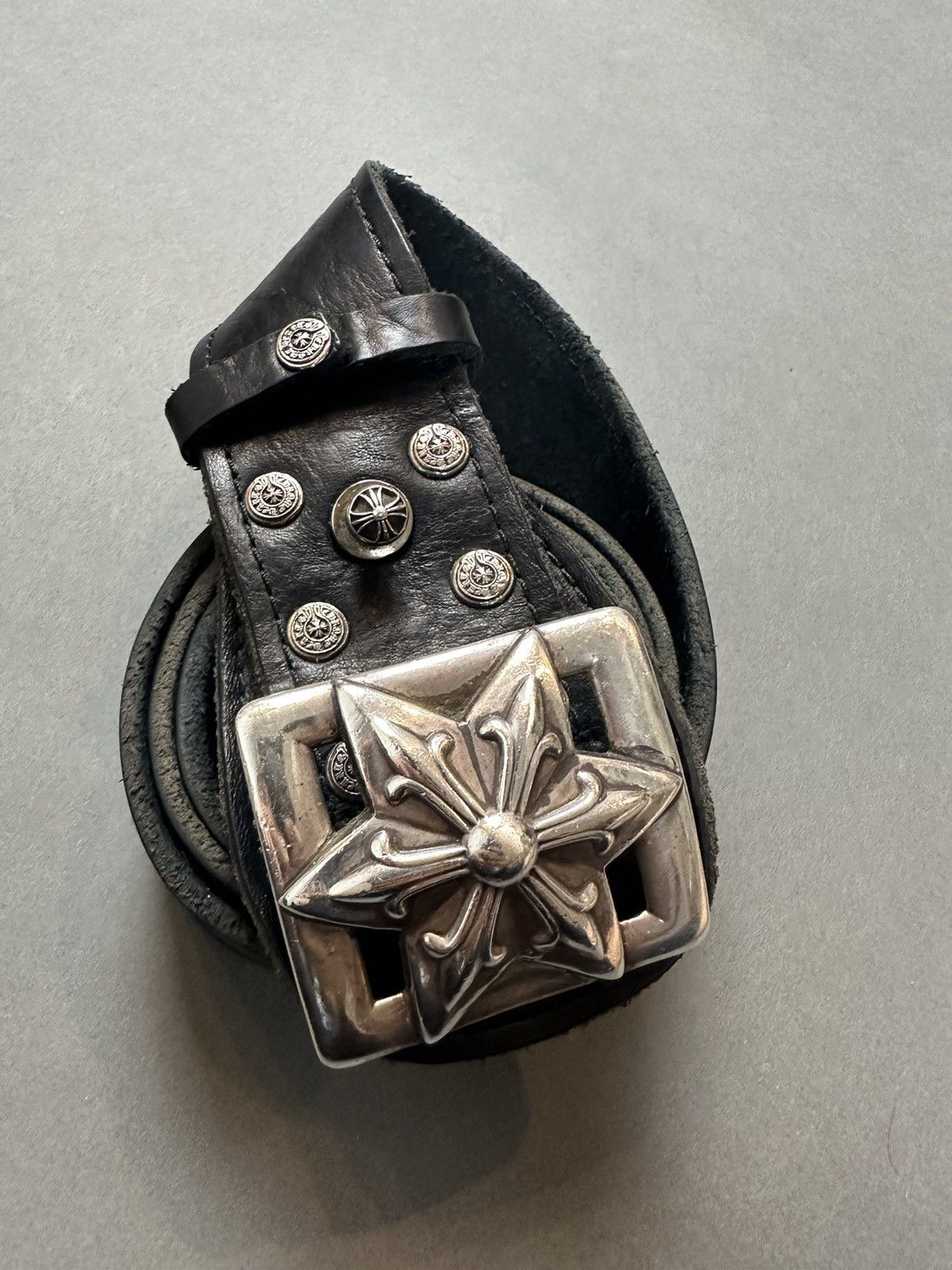 アクセサリー Bill Wall LeatherBuckle+ChromeHeartsBelt Sterling