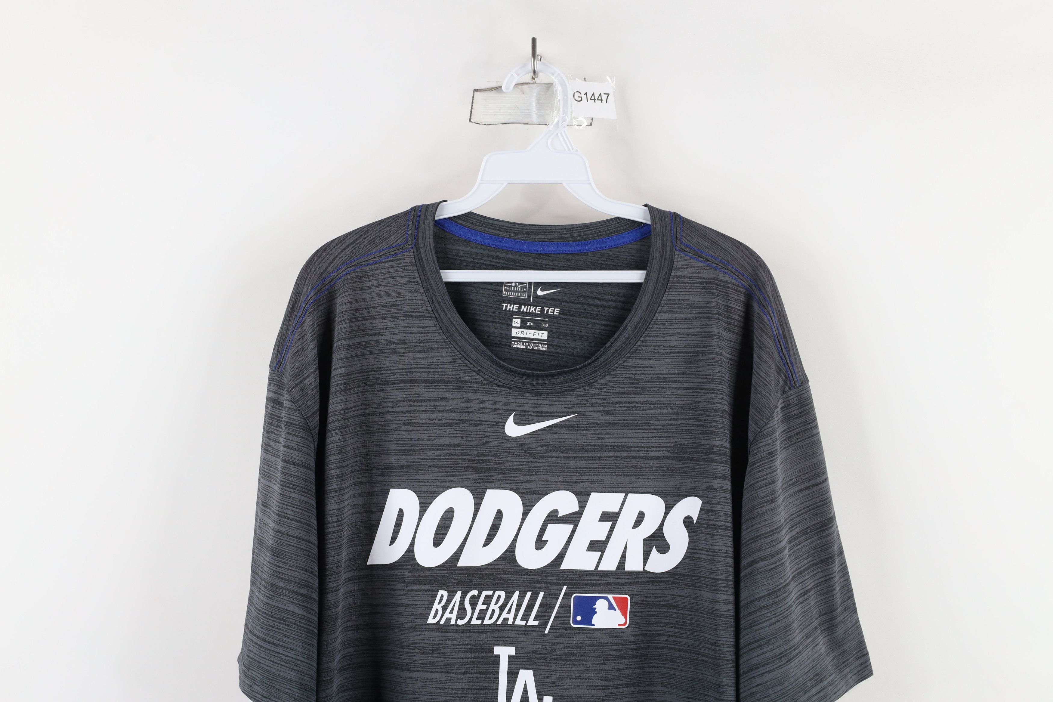Nike × Vintage Nike Los Angeles LA Dodgers Baseball Short Sleeve T-Shirt Size US XXL / EU 58 / 5 - 2 Thumbnail