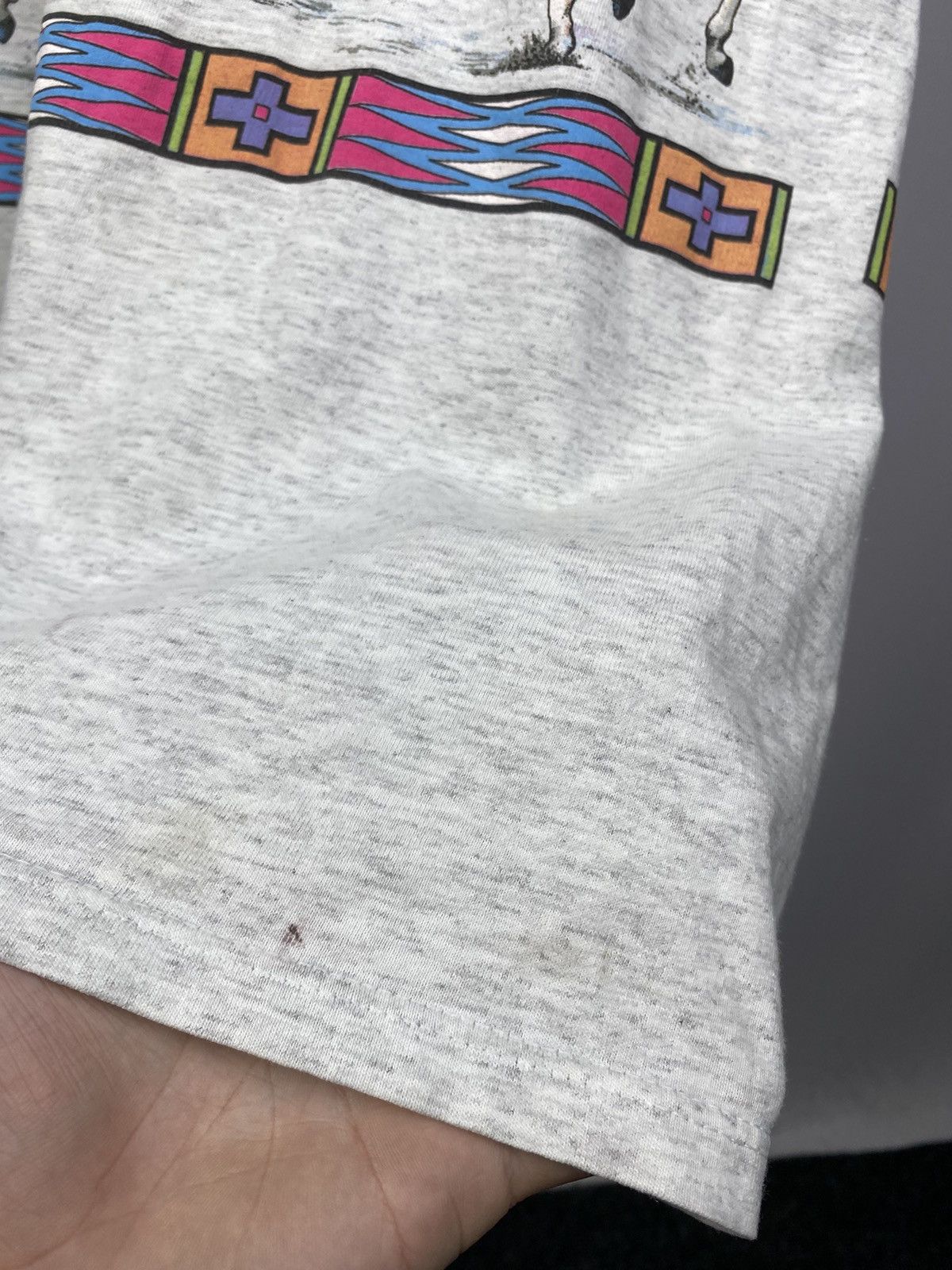 Habitat × Native × Vintage Vintage 1994 Double side USA Native aztec indian 90s Size US XL / EU 56 / 4 - 9 Thumbnail
