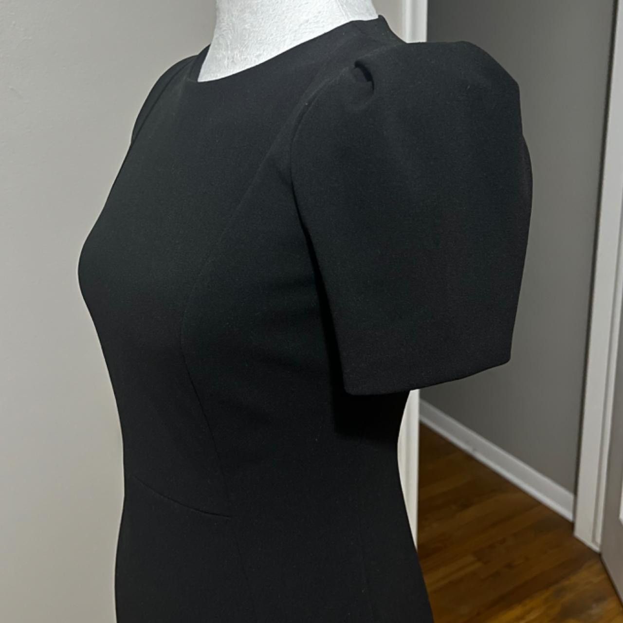 Calvin Klein Calvin Klein Black Bodycon Women’s Tulip-Sleeve Sheath Dress Size XS / US 0-2 / IT 36-38 - 4 Thumbnail