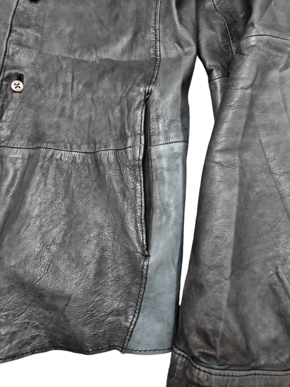 Japanese Brand Mac Phee Tomorrowland Leather Jacket Size XS / US 0-2 / IT 36-38 - 6 Thumbnail