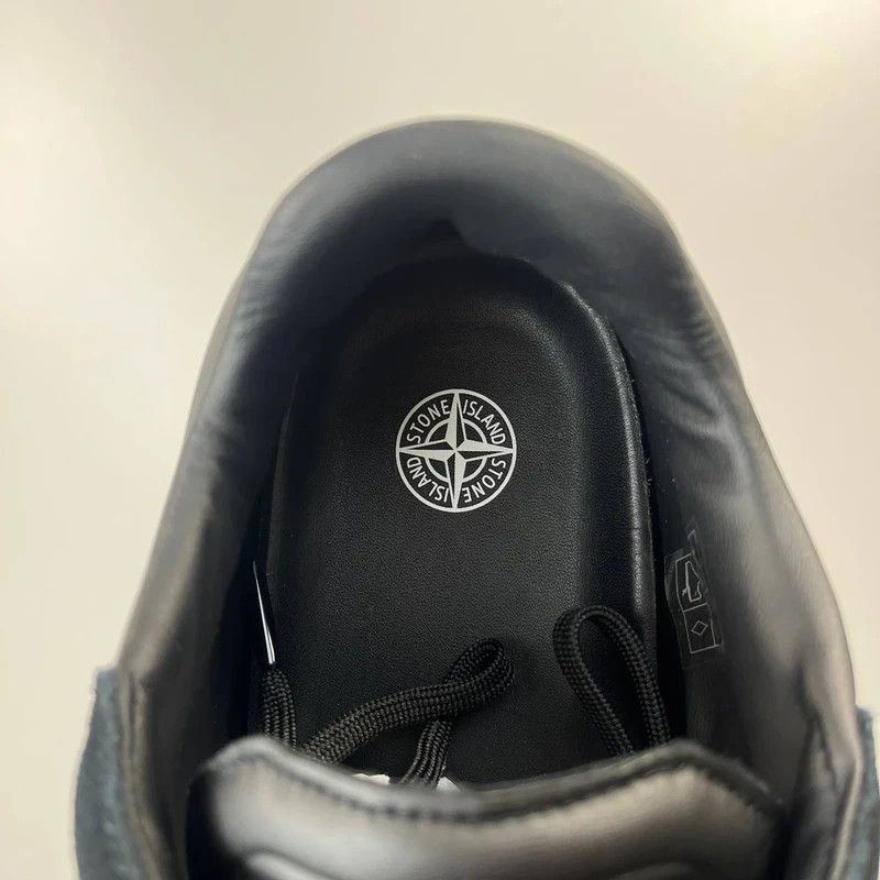 Stone Island Stone Island Sneakers Black Leather Shoes Size 46 Size US 13 / EU 46 - 7 Thumbnail
