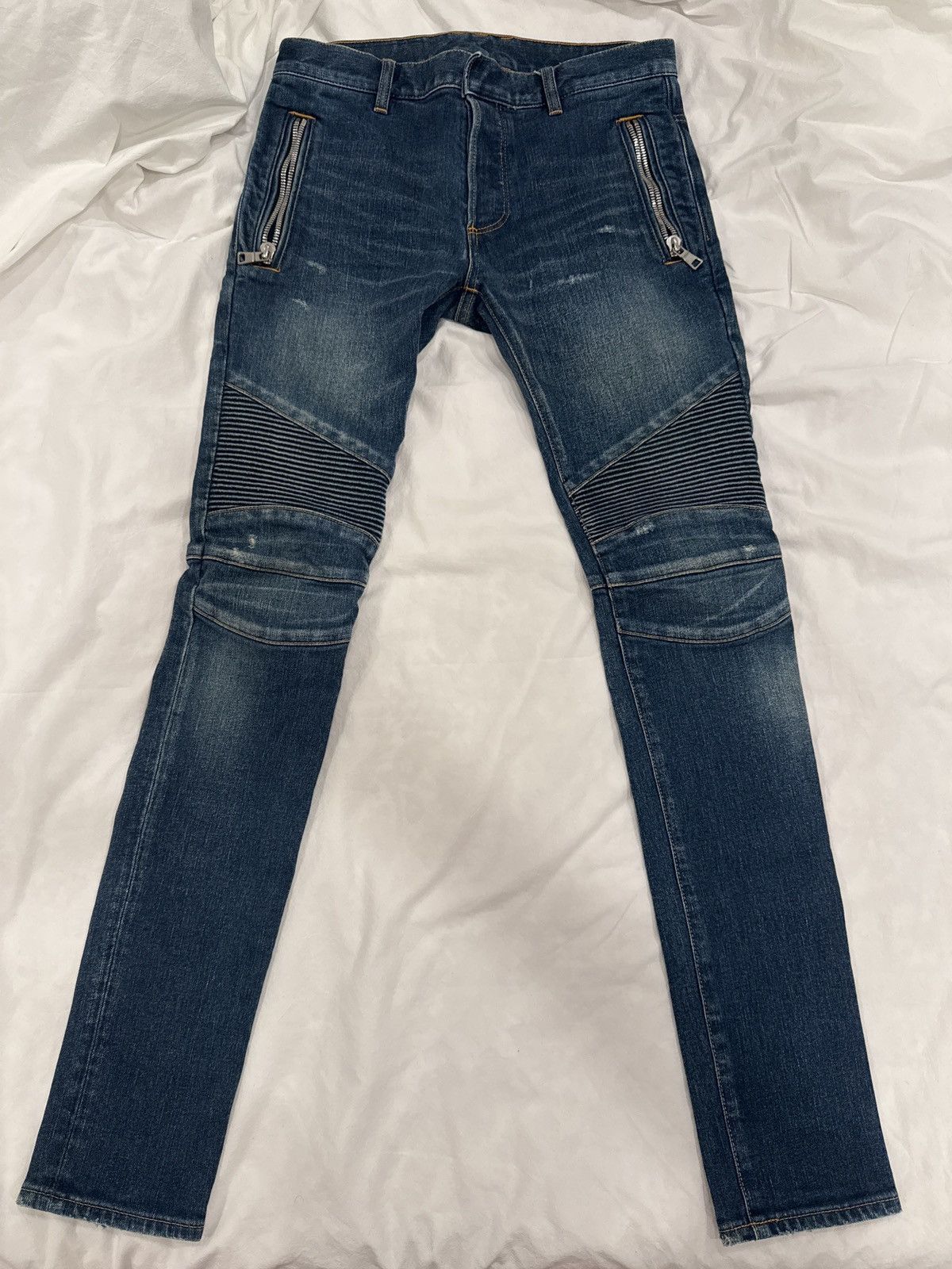 Balmain Balmain Biker Jeans Size US 28 / EU 44 - 1 Thumbnail