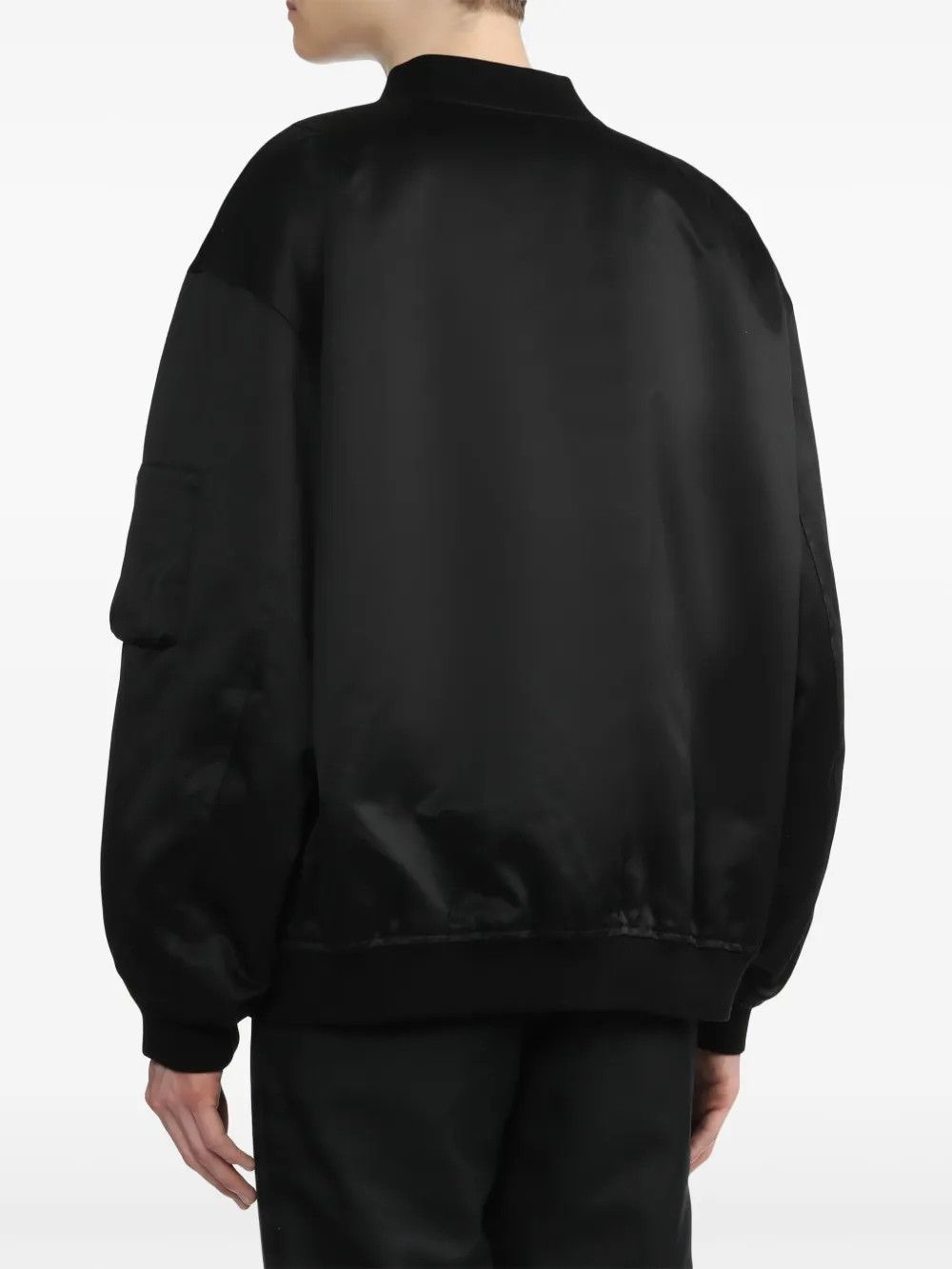 Jil Sander o1y0626 Bomber Jacket in Black Size US M / EU 48-50 / 2 - 3 Thumbnail