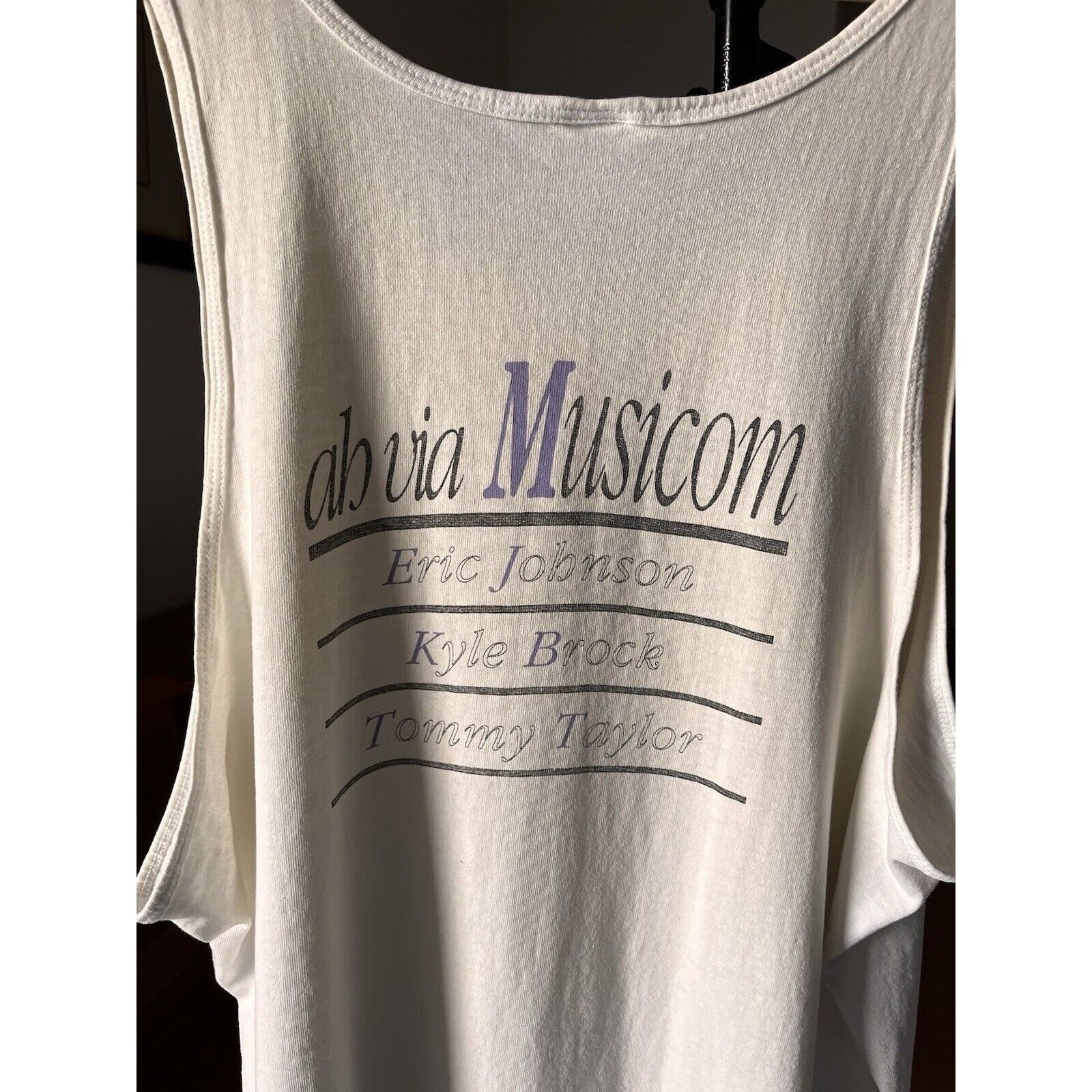 Band Tees VINTAGE SINGLE STITCH ERICK JOHNSON AHVIA MUSICOM BAND TEE Size US XL / EU 56 / 4 - 4 Thumbnail