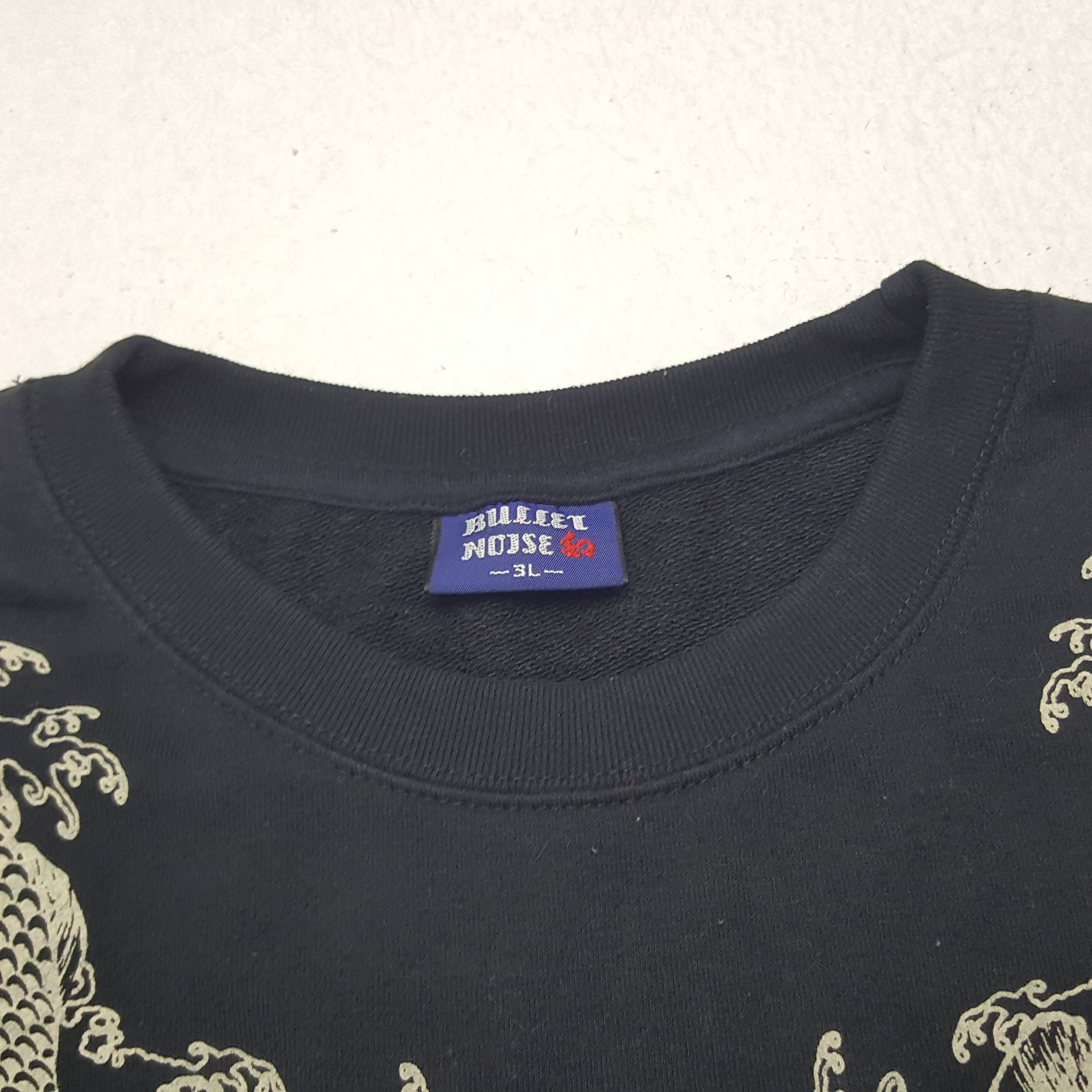 Bullet Noise × Japanese Brand × Vintage Vintage Bullet Noise Fish Sweatshirt Size US XL / EU 56 / 4 - 5 Thumbnail