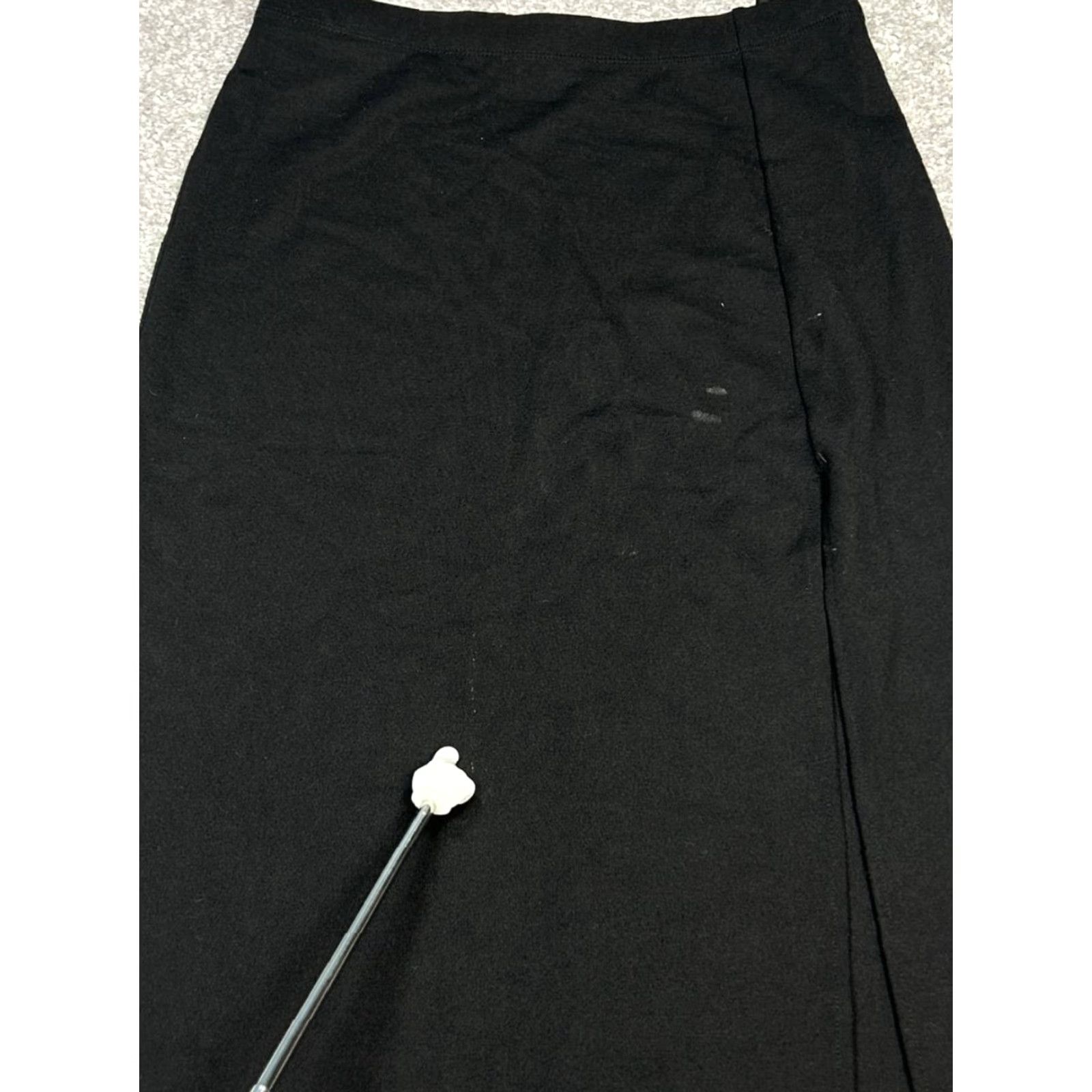 Aritzia Aritzia Babaton Pencil Front Slit Skirt Womens 2 Black Nylon Spandex Midi Straight & Pencil Classic Modern Casual Party/Cocktail Size 26" / US 2 / IT 38 - 6 Thumbnail