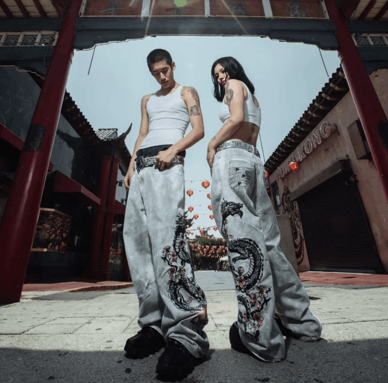 Japanese Brand Waist Wide Leg Pants Size US 34 / EU 50 - 1 Thumbnail