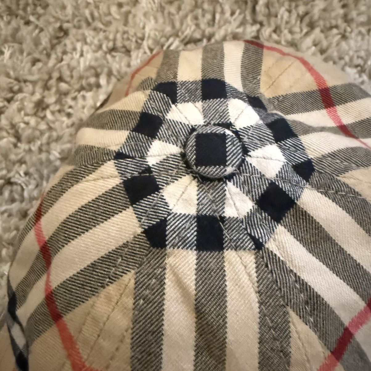 Burberry Burberry hat size L logo checked baseball cap B Size ONE SIZE - 6 Thumbnail