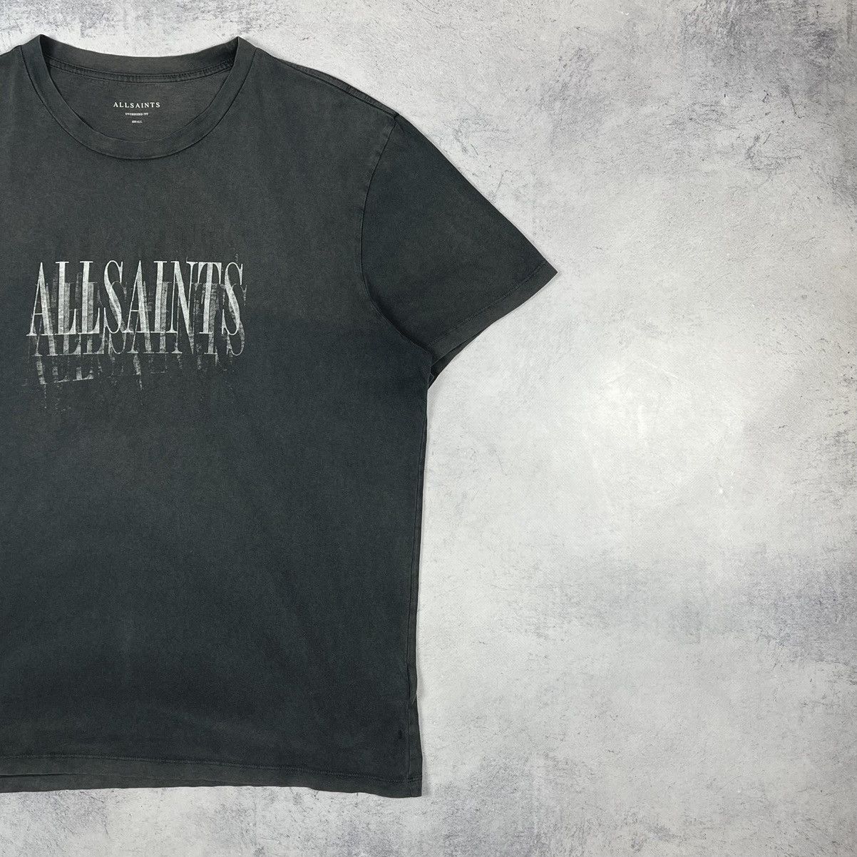 Allsaints Designer Allsaints Imprint y2k big logo oversize faded tee Size US S / EU 44-46 / 1 - 3 Thumbnail
