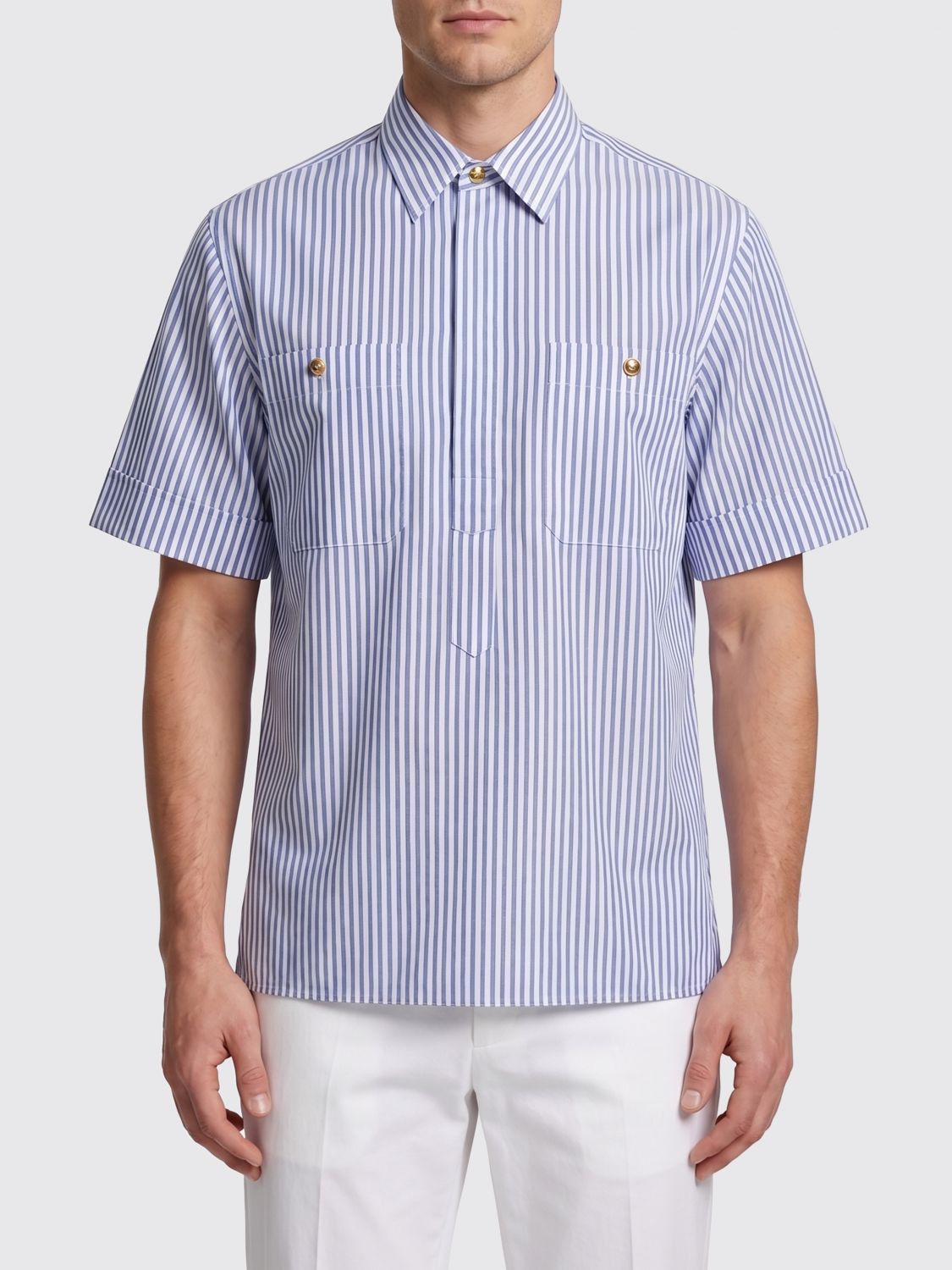 Valentino Valentino Shirt Men White Size US M / EU 48-50 / 2 - 1 Thumbnail