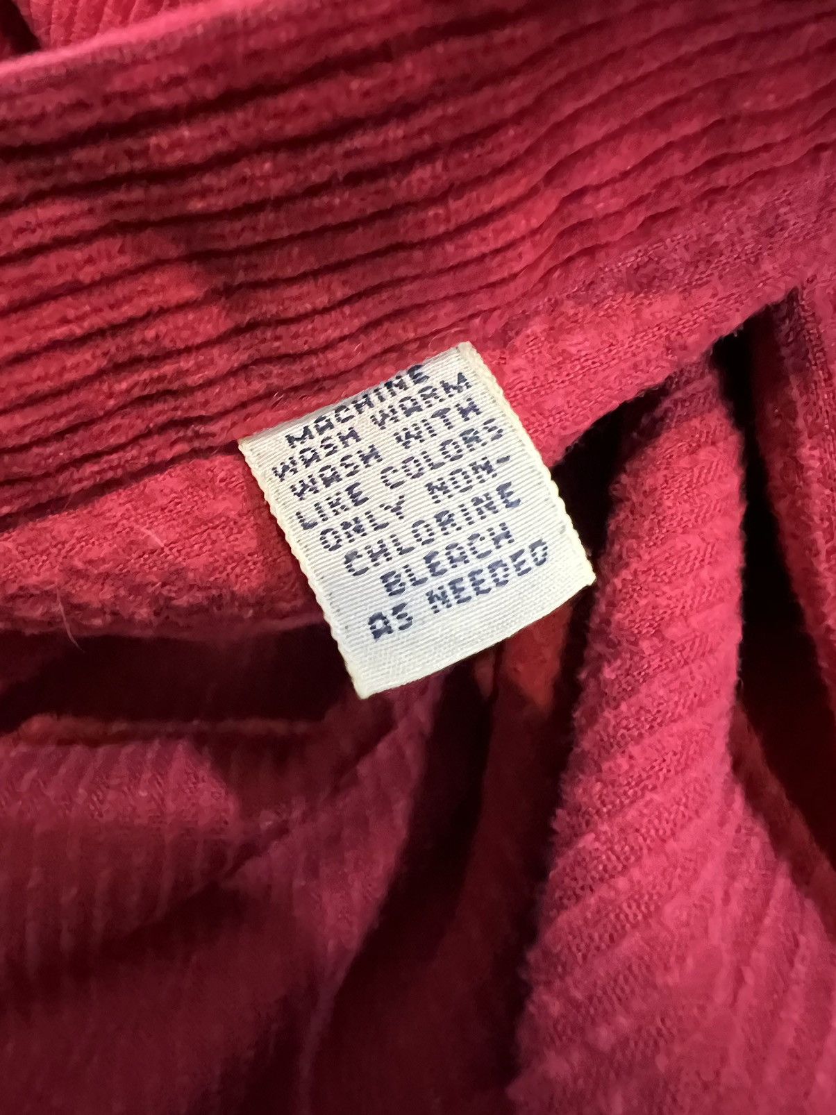 Polo Ralph Lauren Vintage Ralph Lauren Polo Bear Red Corduroy Shirt XL Size US XL / EU 56 / 4 - 9 Thumbnail