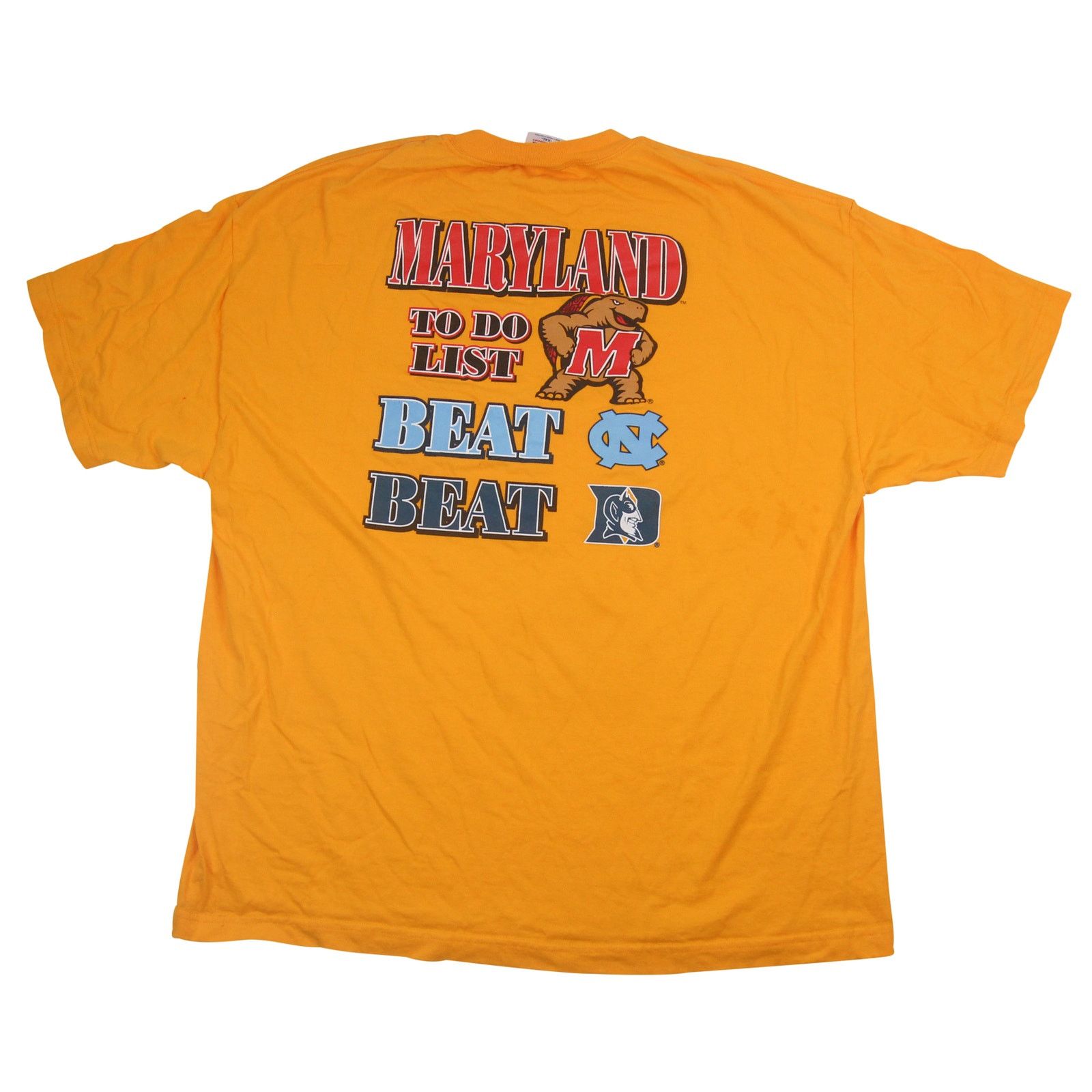 NCAA × Vintage Vintage Maryland Terrapins Graphic T Shirt Size US XXL / EU 58 / 5 - 4 Thumbnail