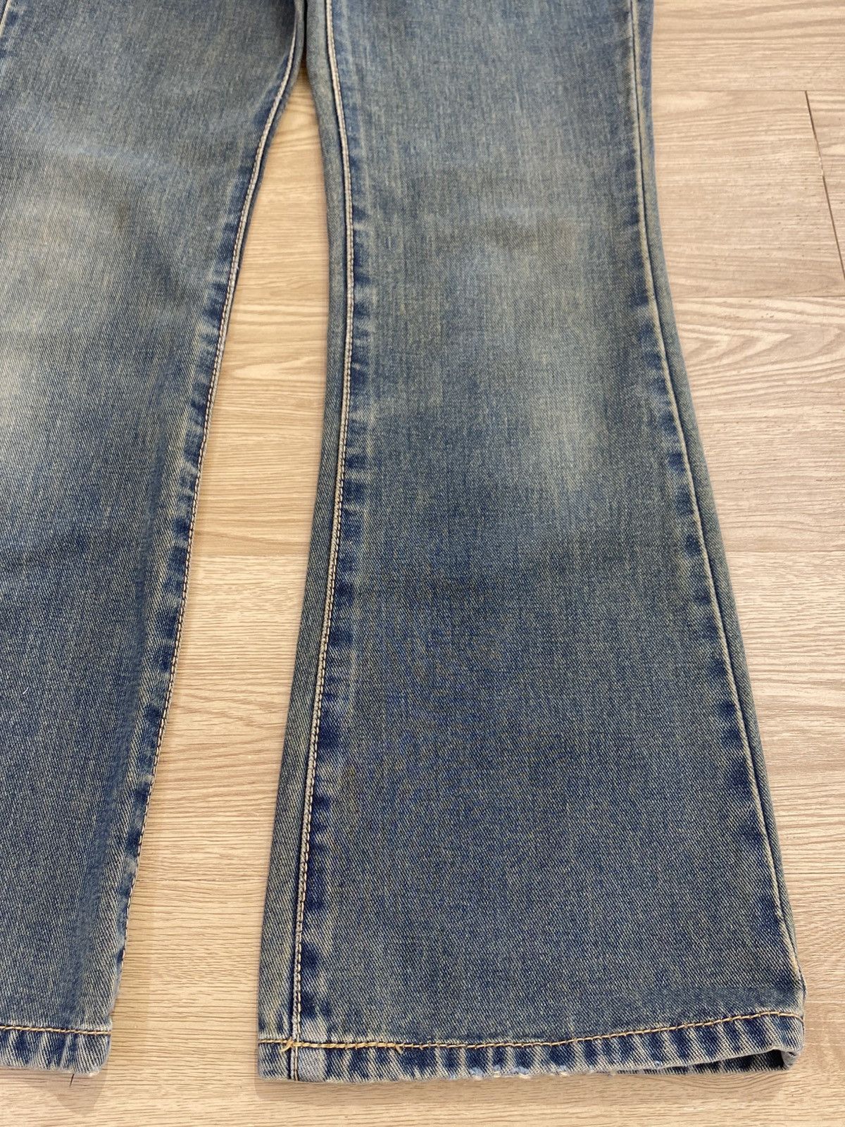 Japanese Brand Japanese Brand Grunge Flare Jeans Size US 28 / EU 44 - 8 Thumbnail