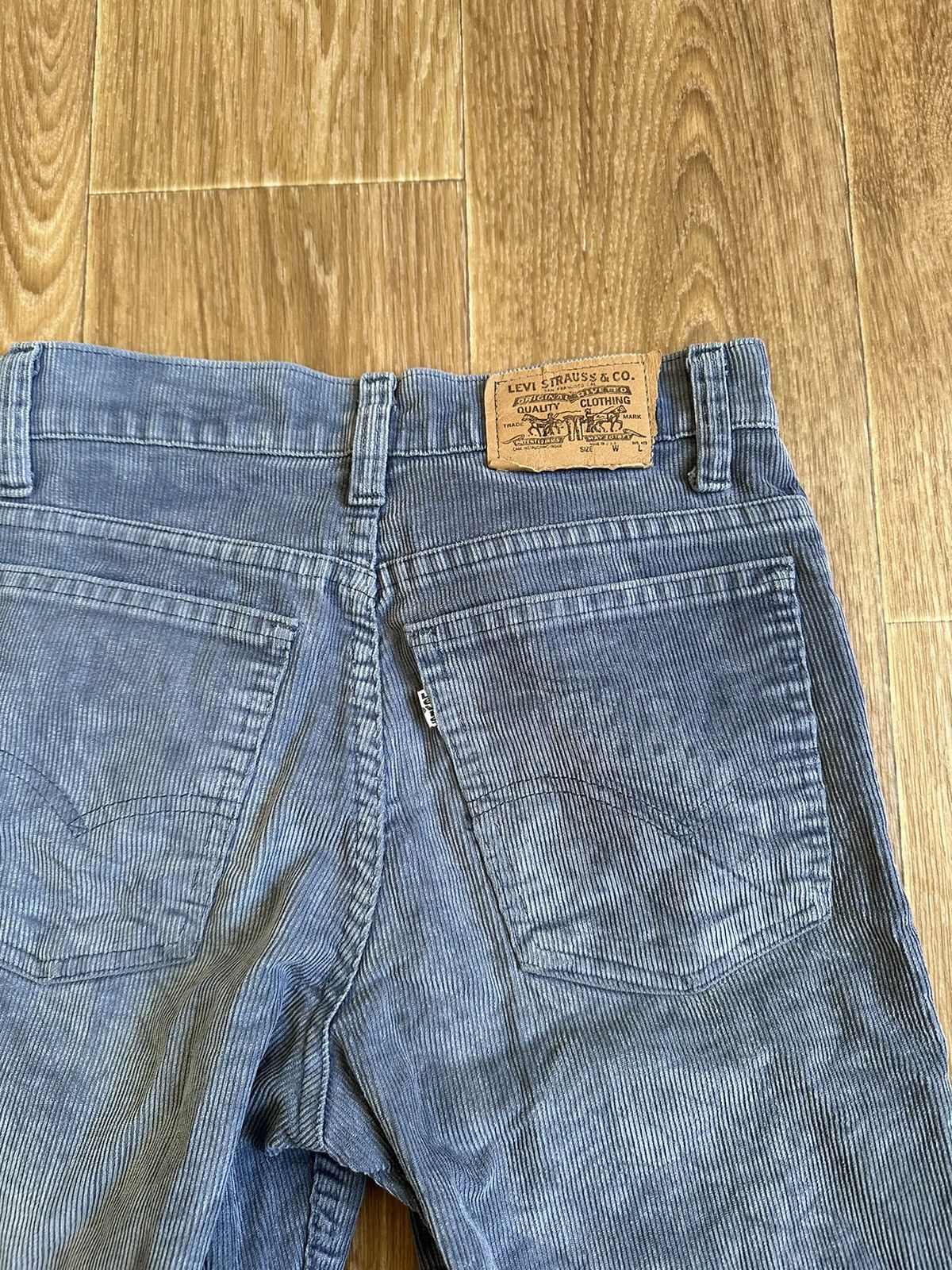 Levi's × Levi's Vintage Clothing × Vintage Vintage 70s Levis Corduroy Pants Womens 27x30 White Tab Size 27" / US 4 / IT 40 - 2 Thumbnail
