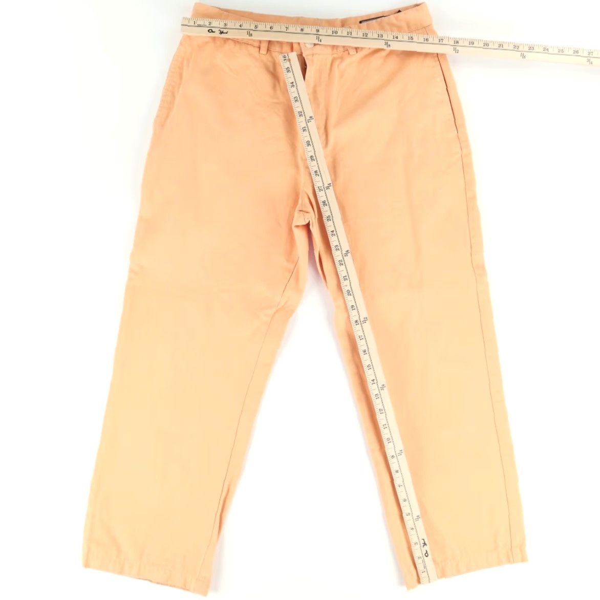Vineyard Vines Vineyard Vines Classic Cotton Khaki Chino Pants Orange Men's 33 (Relaxed) Size US 33 - 3 Thumbnail