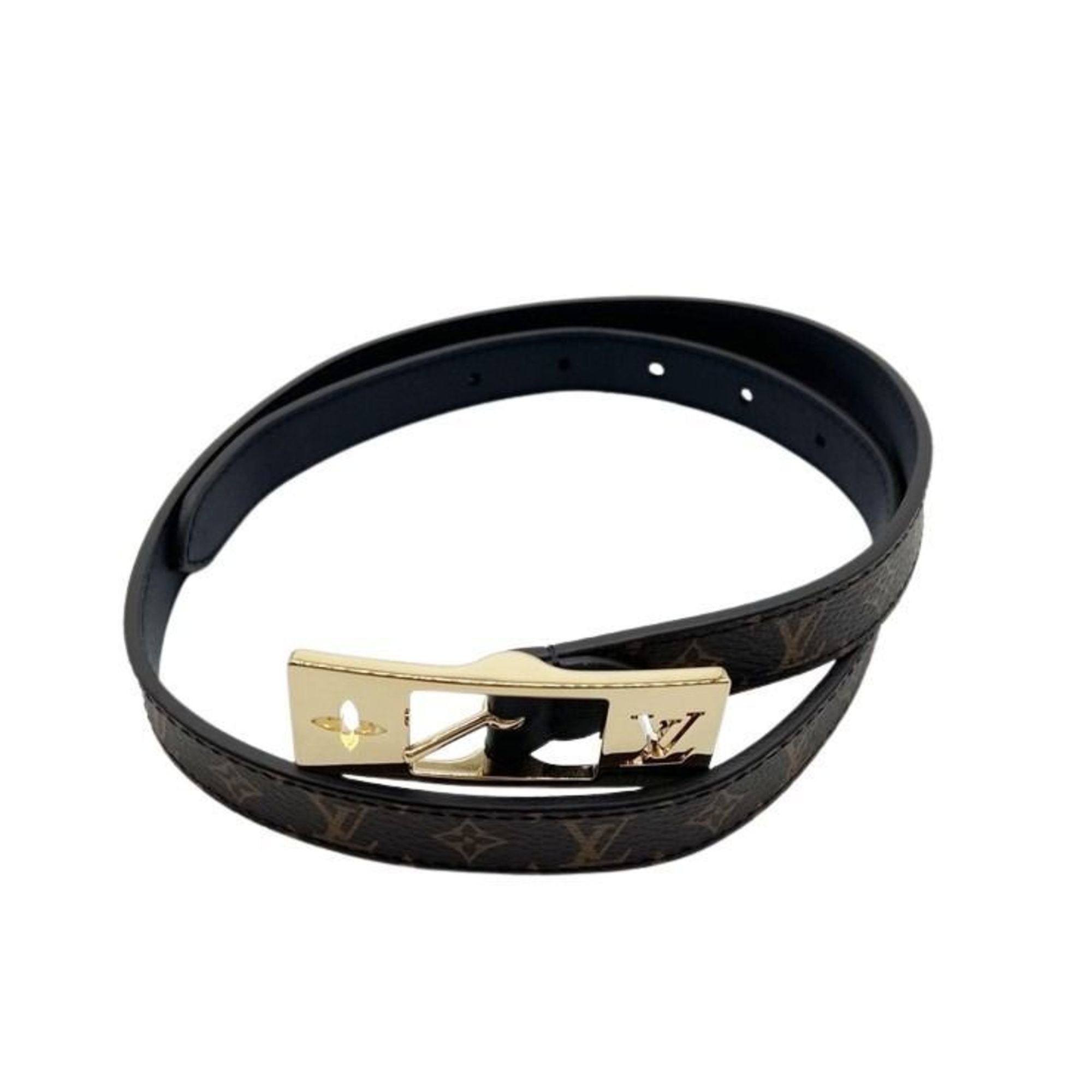 Louis Vuitton Monogram Reverse LV Duo 18 mm Leather Belt Brown Gold LV Initiales 30mm Reversible Belt Monogram - Women  main image 4