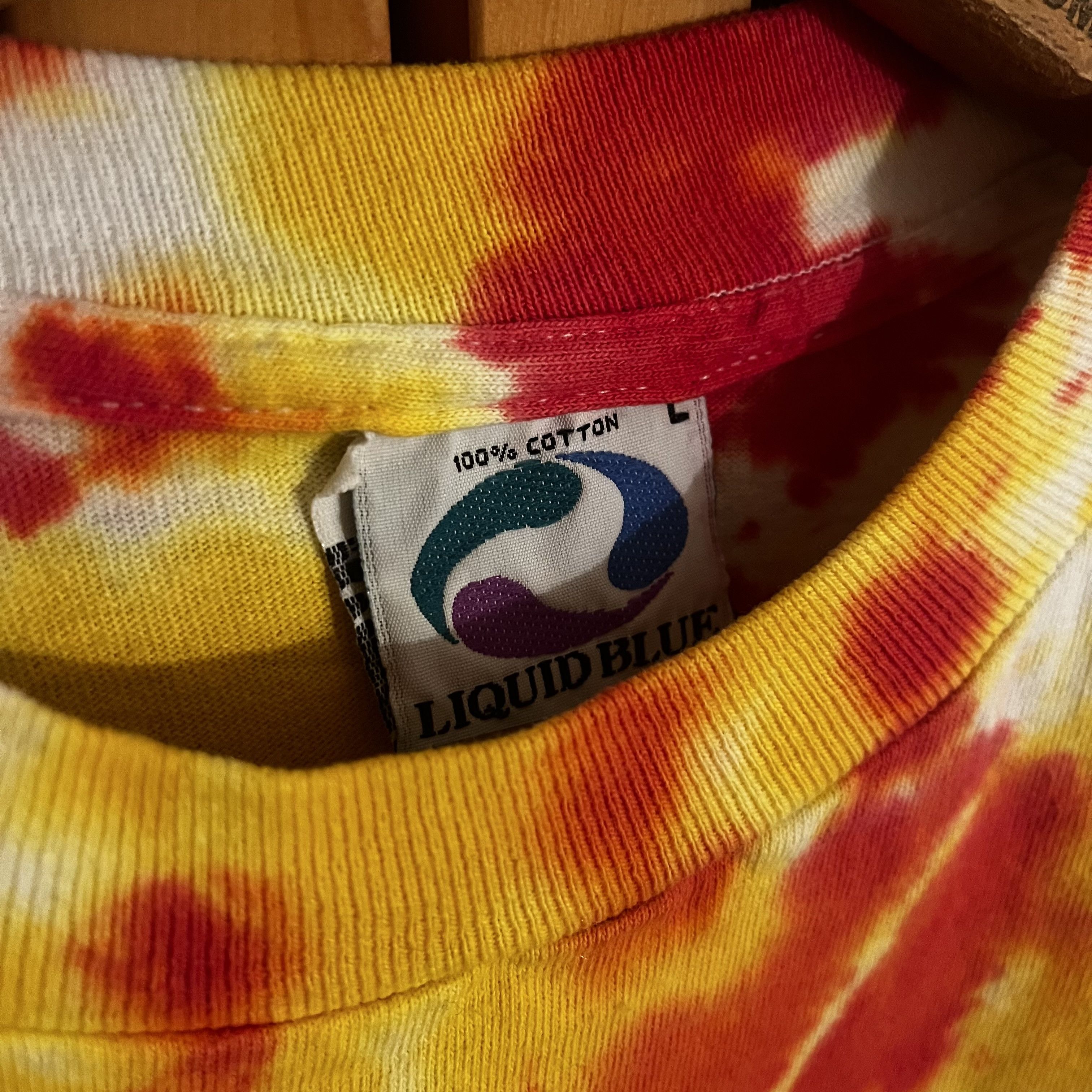 Liquid Blue Vintage 1992 Grateful Dead Lithuania T-Shirt Size US L / EU 52-54 / 3 - 4 Thumbnail