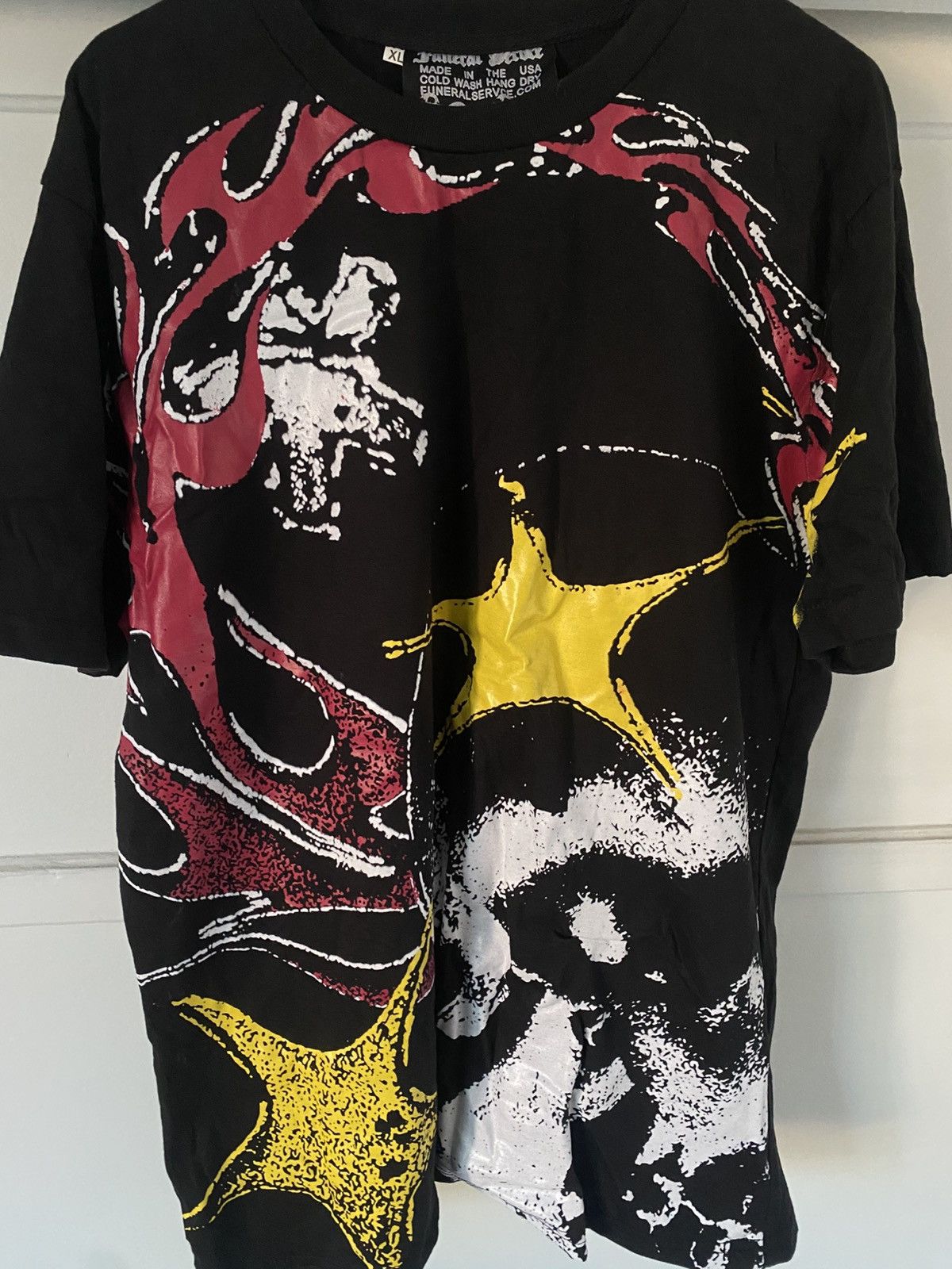 Gnarcotic WIFISFUNERAL FS FLAME ALLOVER TEE Size US XXL / EU 58 / 5 - 3 Thumbnail