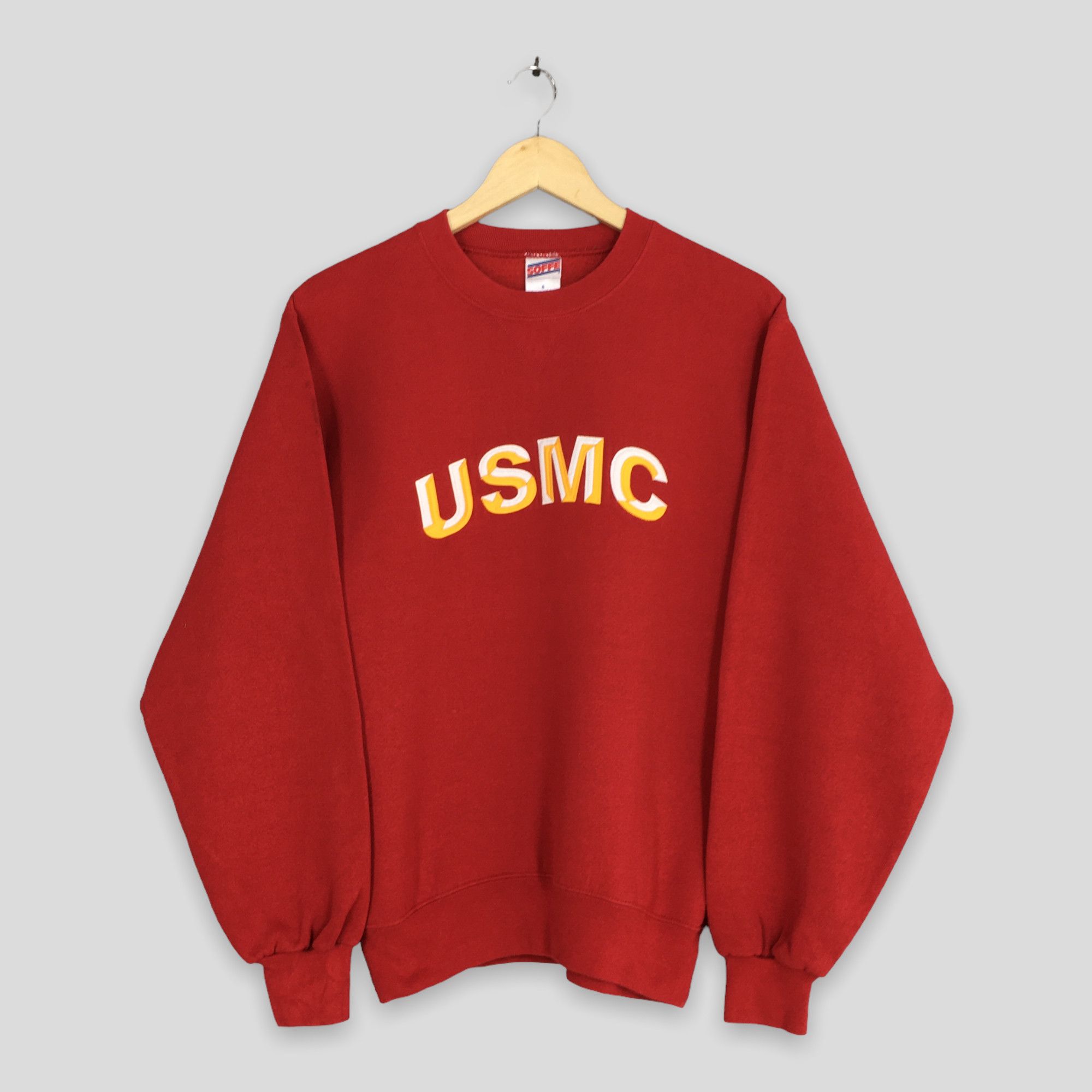 NCAA × Vintage Vintage 90's Usmc Philadelphia Sweatshirt Small Size US S / EU 44-46 / 1 - 1 Thumbnail