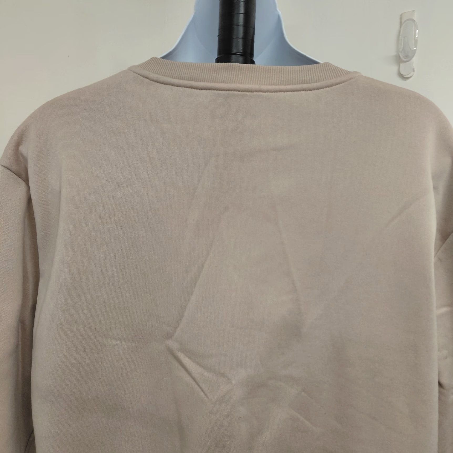 Shein Shein Sweatshirt Women's 2XL Tan Merry Christmas Trees Print Fleece Lined Xmas Size XXL / US 16-18 / IT 52-54 - 7 Thumbnail