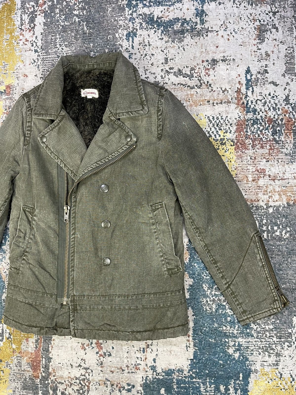 Johnbull Johnbull Double Collar 2 Way Back Zip With Sherpa Lining Size ONE SIZE - 3 Thumbnail