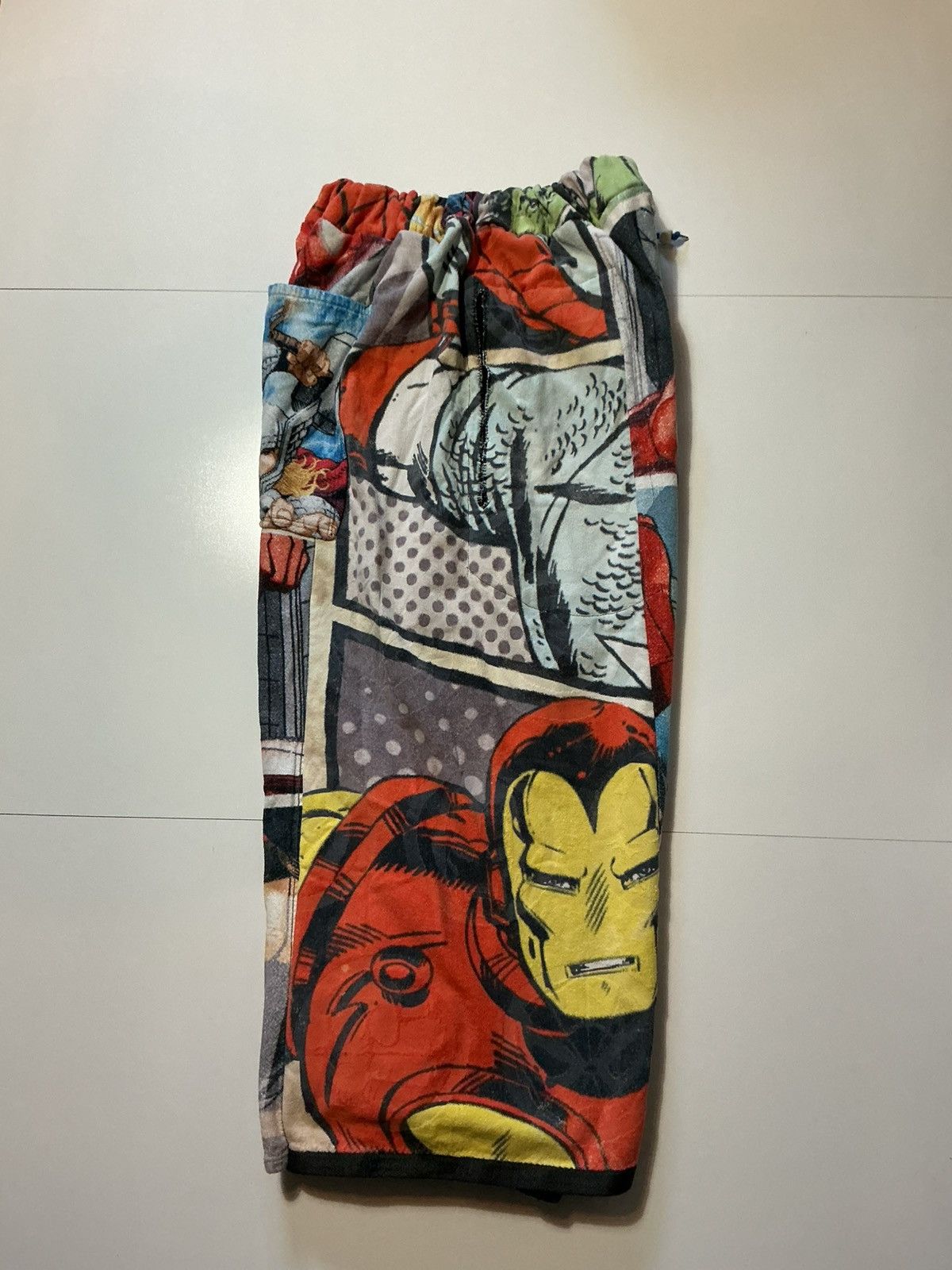 Marvel Comics Marvel Avengers Iron Hulk Rework 1Of1 Wide Leg Towel Pants Size US 34 / EU 50 - 4 Thumbnail