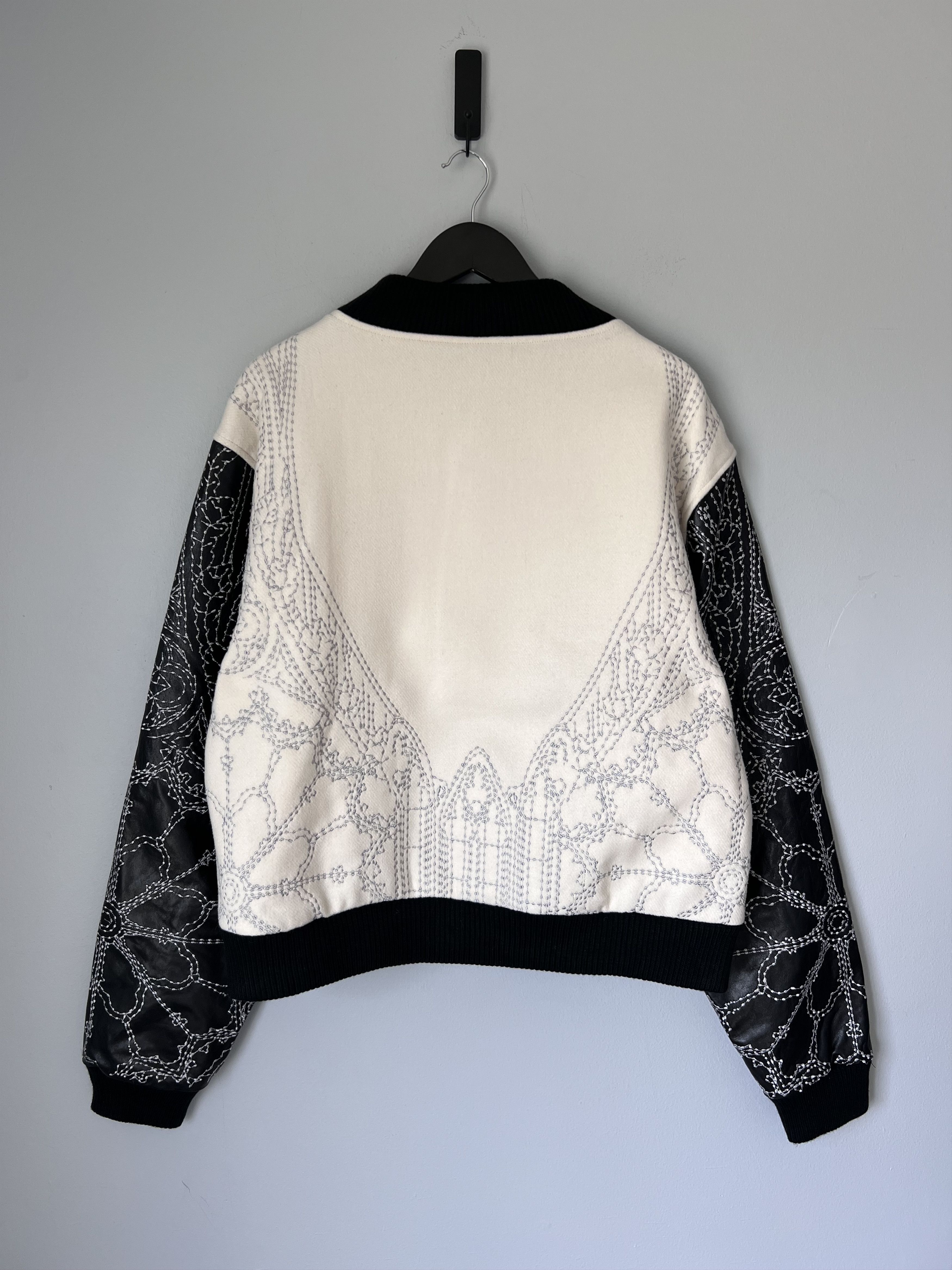 Who Decides War Who Decides War Notre Dame Varsity Jacket in White Size US XL / EU 56 / 4 - 5 Thumbnail