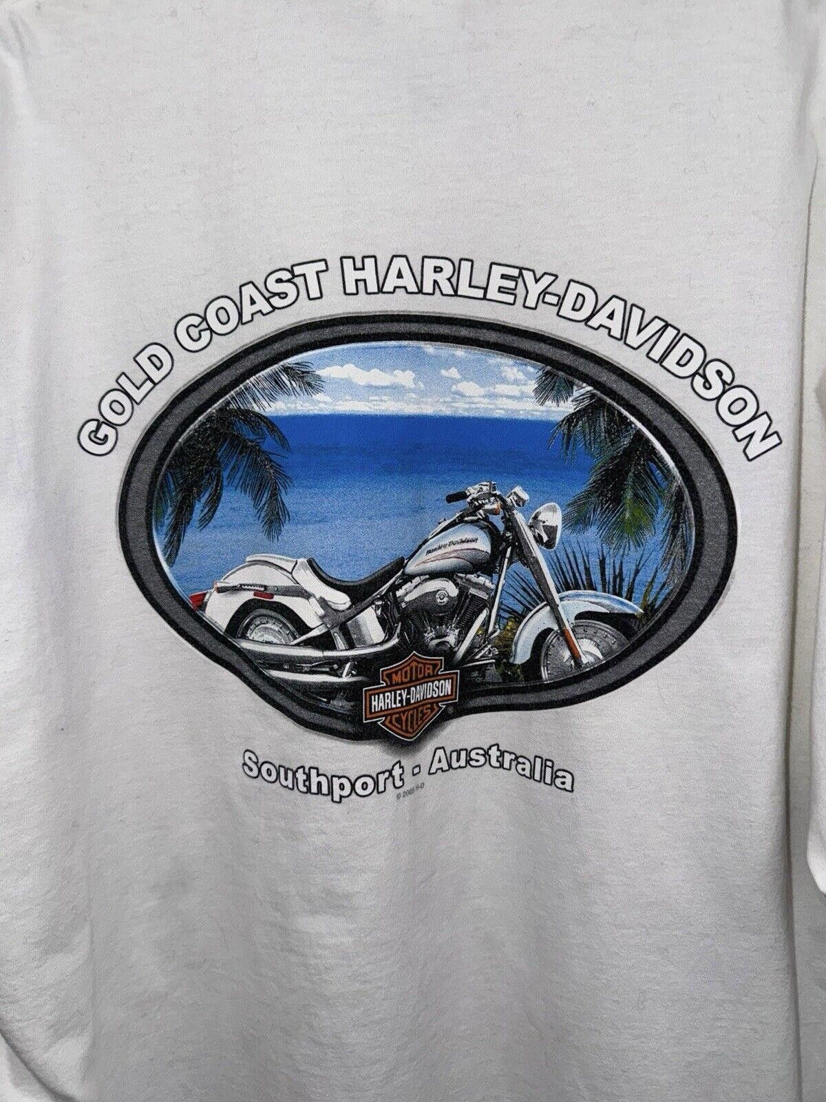 Harley Davidson Vintage Harley Davidson Australia Wild Free Biker Shirt 2XL Size US XXL / EU 58 / 5 - 6 Thumbnail