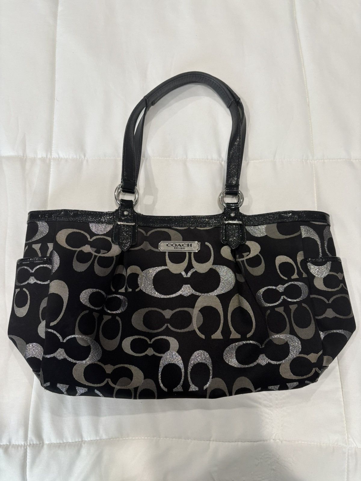 Coach Vintage Coach Gallery Optic Shoulder Bag Size ONE SIZE - 1 Thumbnail
