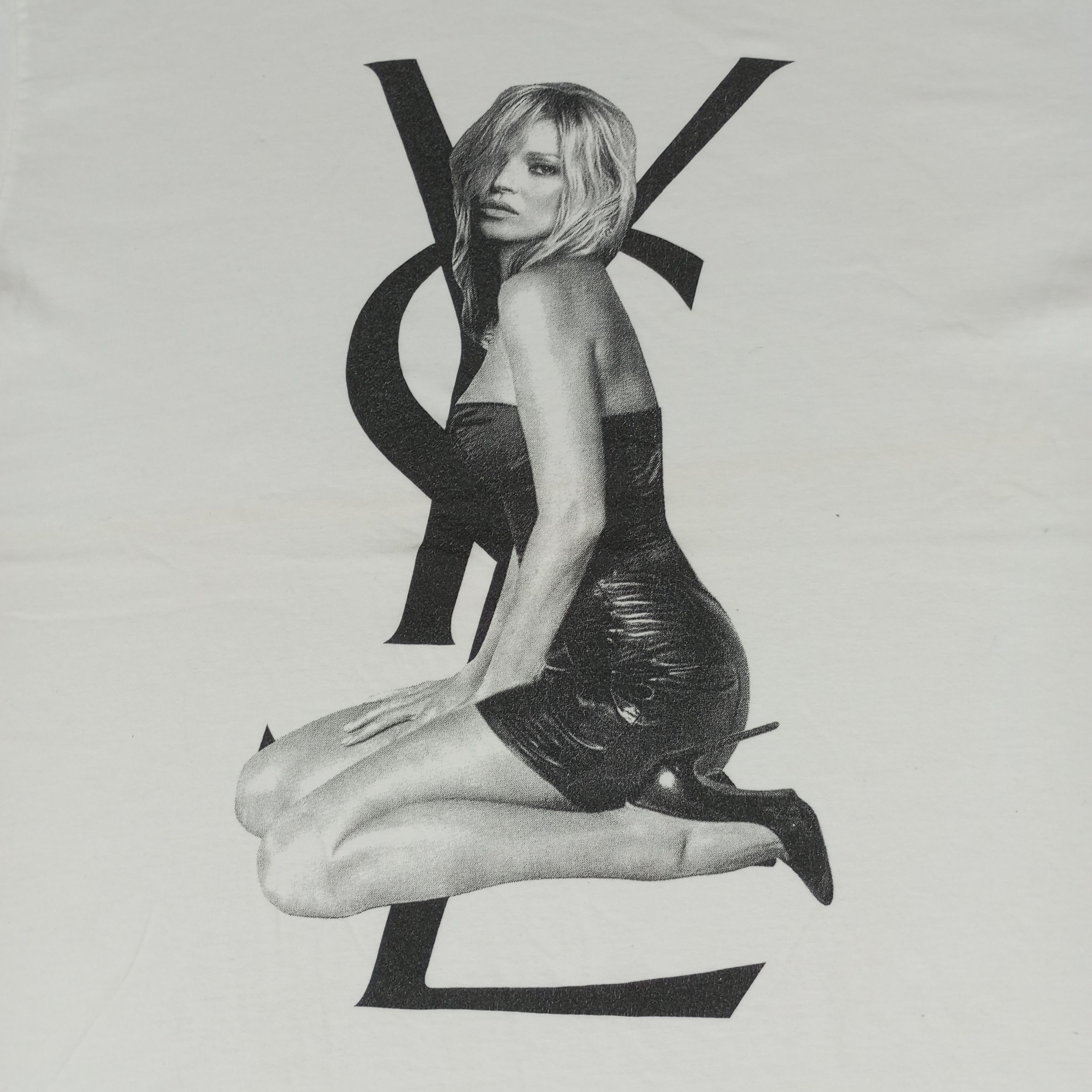 Vintage YSL Logo Design Streetwear Style Tshirt Phototees Size US L / EU 52-54 / 3 - 2 Thumbnail