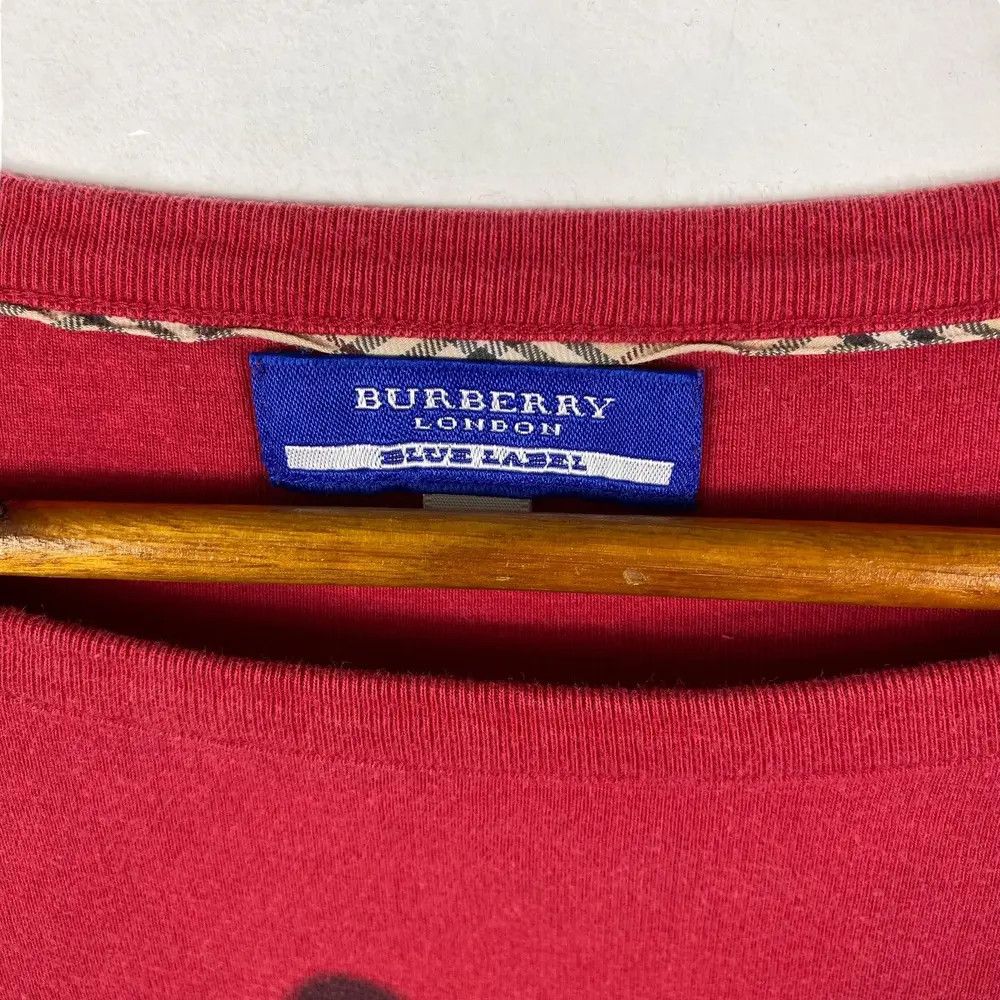 Burberry BURBERRY BLUE LABEL Spellout Graphic Women Tops Tee Size S / US 4 / IT 40 - 5 Thumbnail