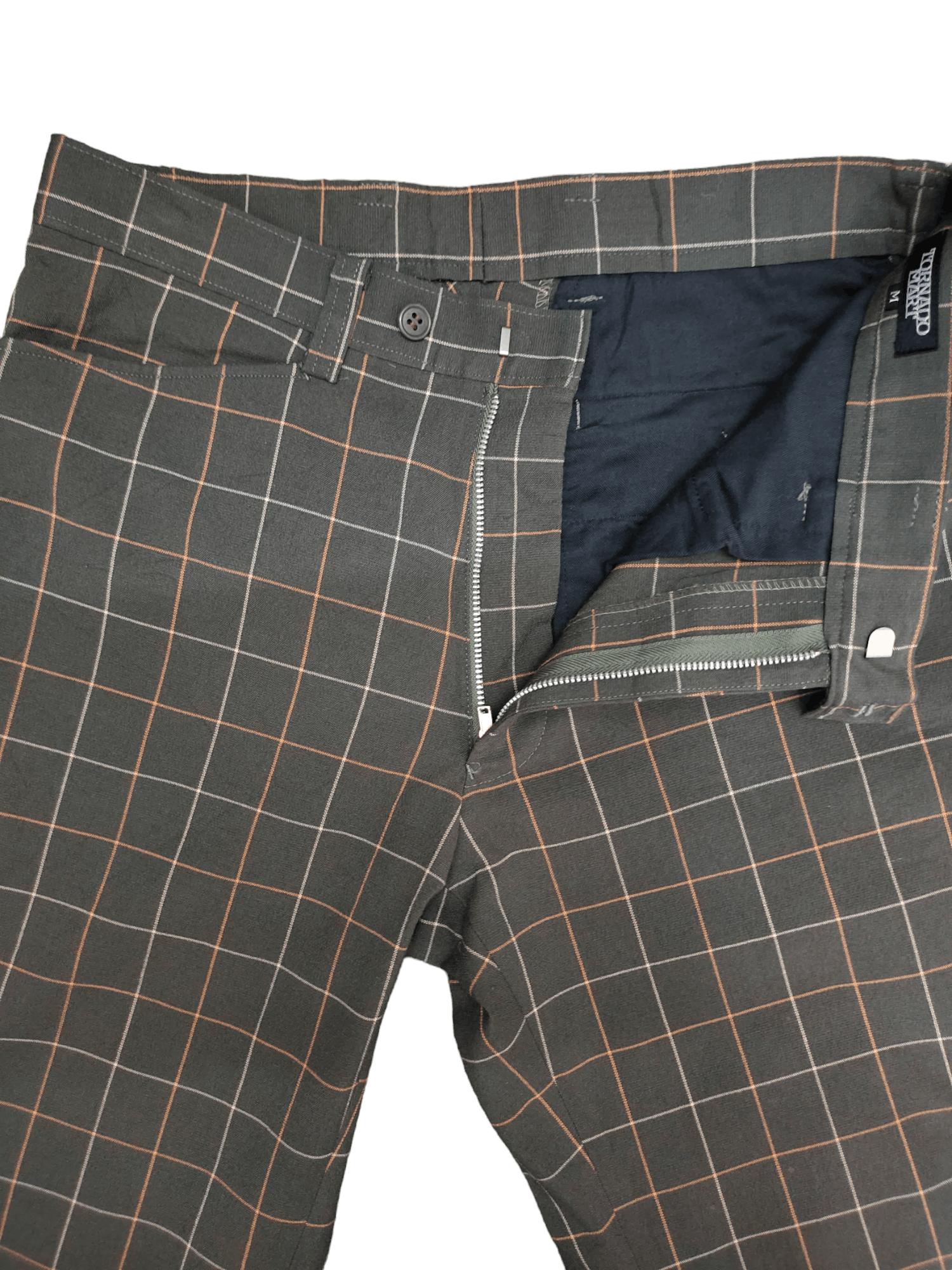 Tornado Mart Flare Pants Tornado Mart Checkered Plaid Boot Cut Streetwear Size US 29 - 9 Thumbnail