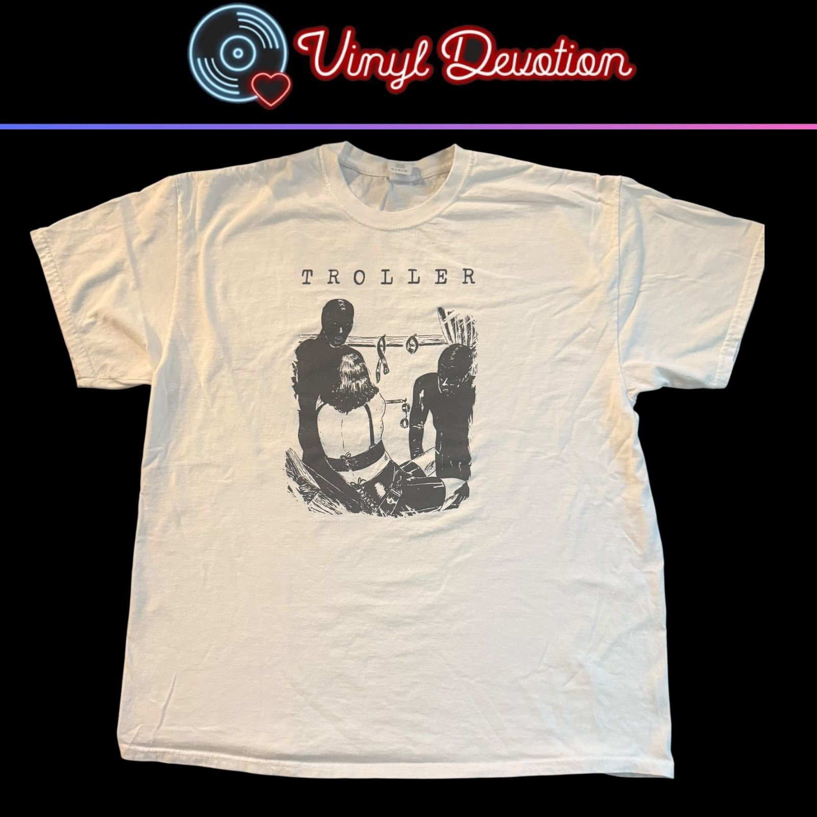 Other Troller Band White T-Shirt Size XL Darkwave Size US XL / EU 56 / 4 - 1 Thumbnail