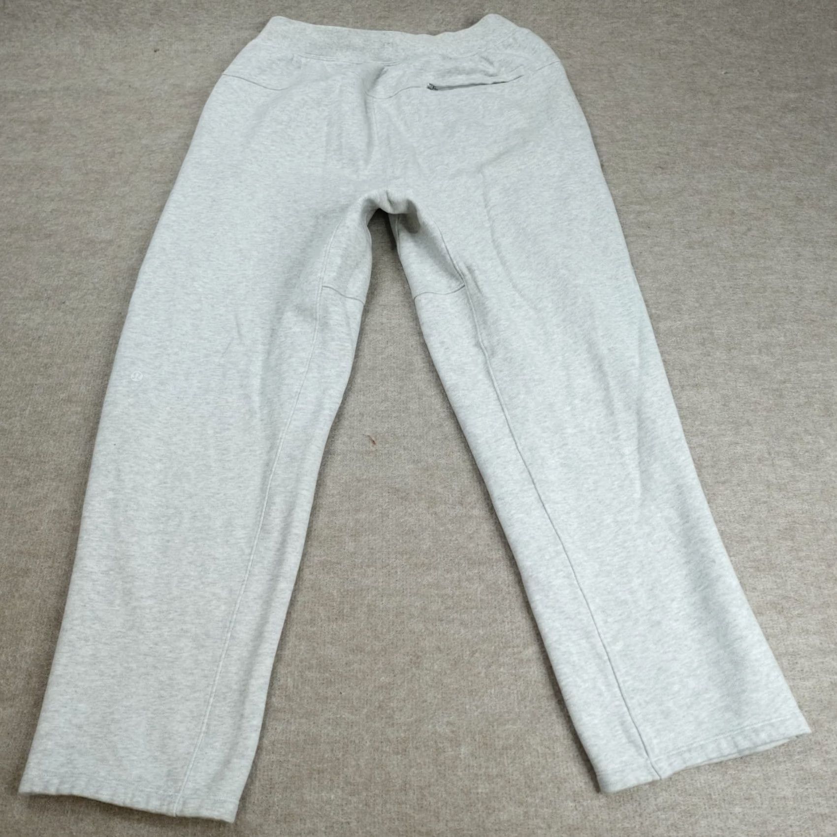 Lululemon Lululemon Gray Sweatpants Medium Heater Fleece Drawstring LM5ARRS Size US 31 - 2 Thumbnail