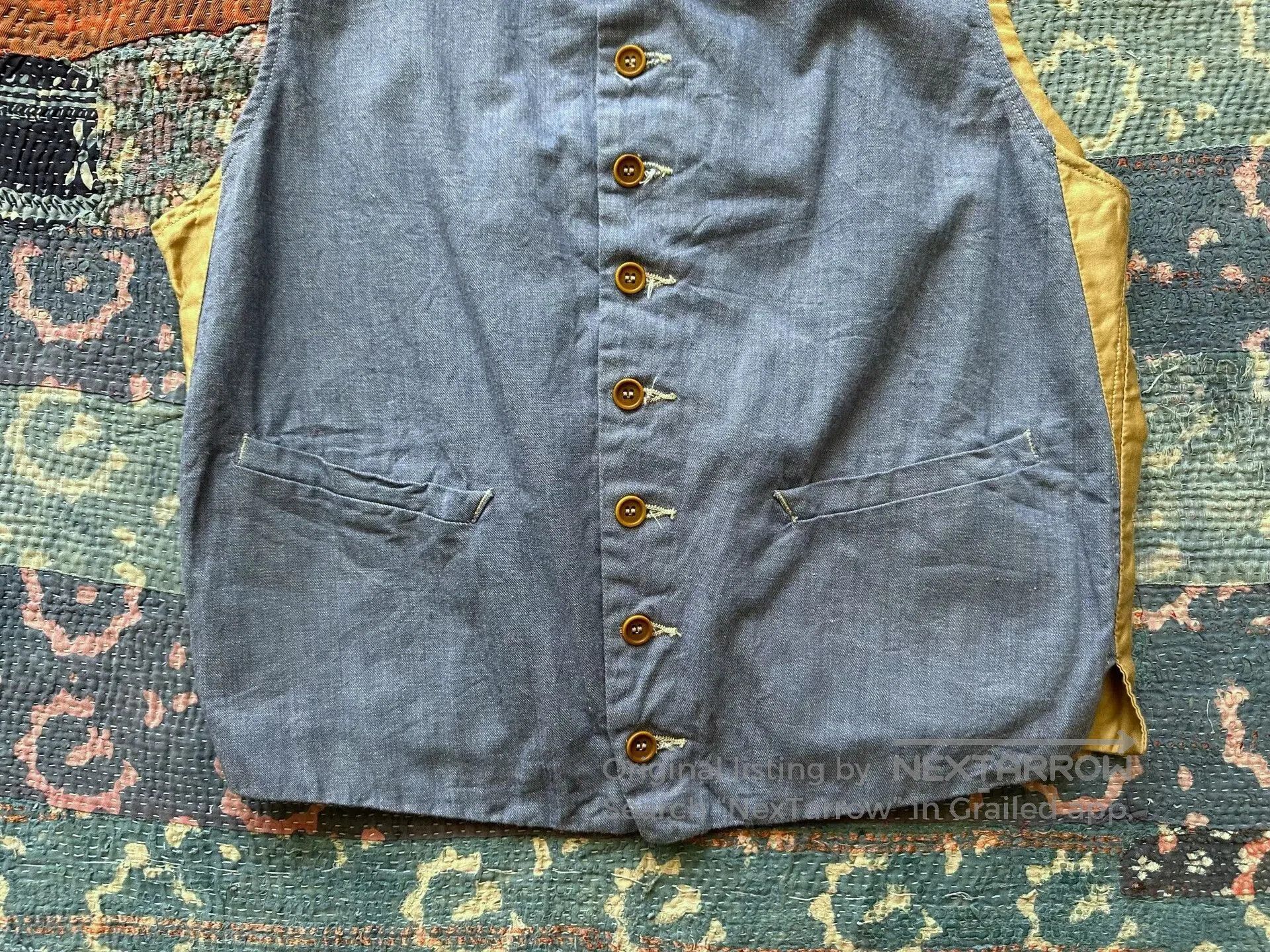 Mister Freedom Mister Freedom French Work Vest. Size US XXS / EU 40 - 4 Thumbnail