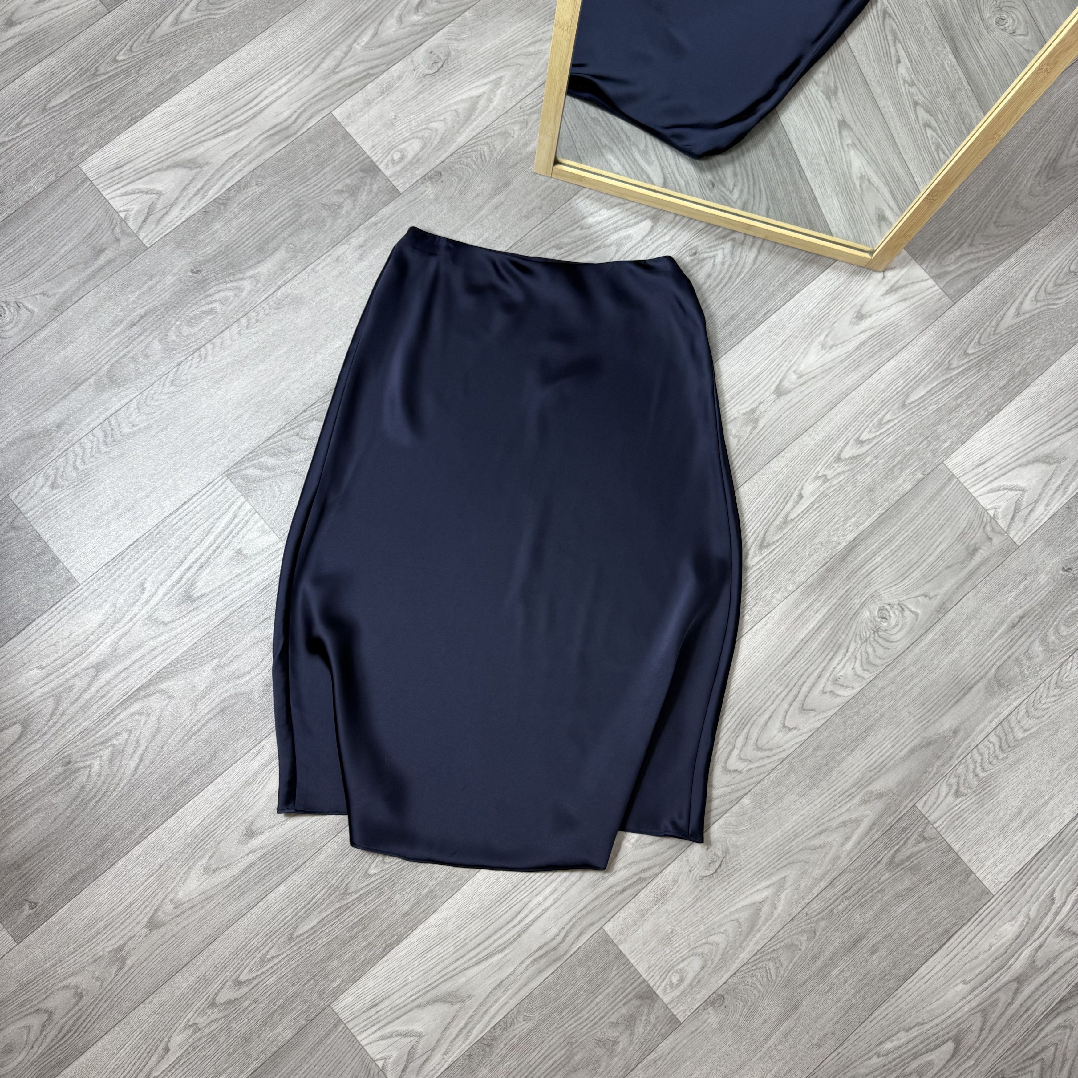 Lauren Ralph Lauren Vintage Polo Ralph Lauren 90s Blue Maxi Skirt Size 26" / US 2 / IT 38 - 1 Thumbnail