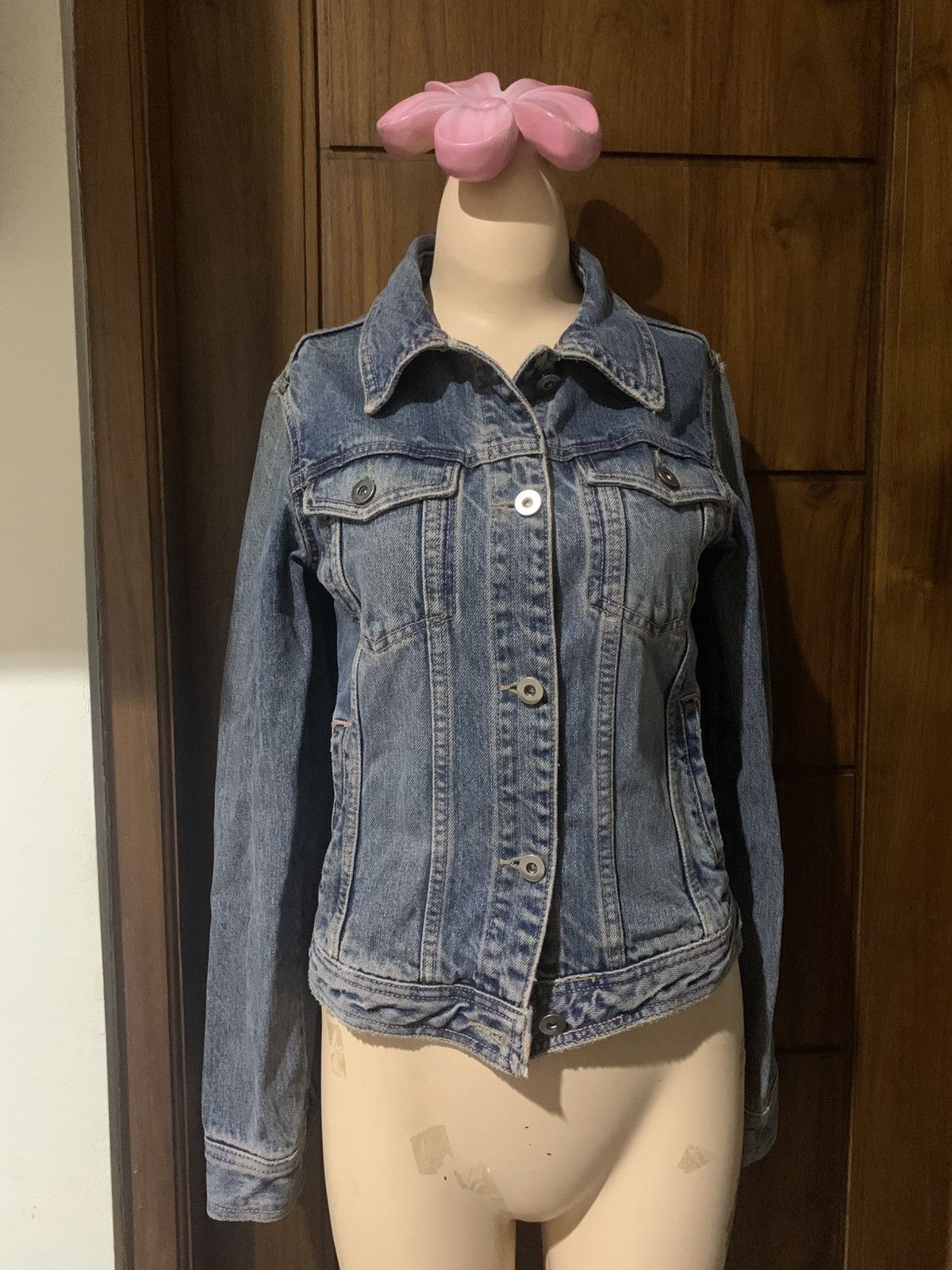 Y2K Liz Lisa Distressed Denim Jacket