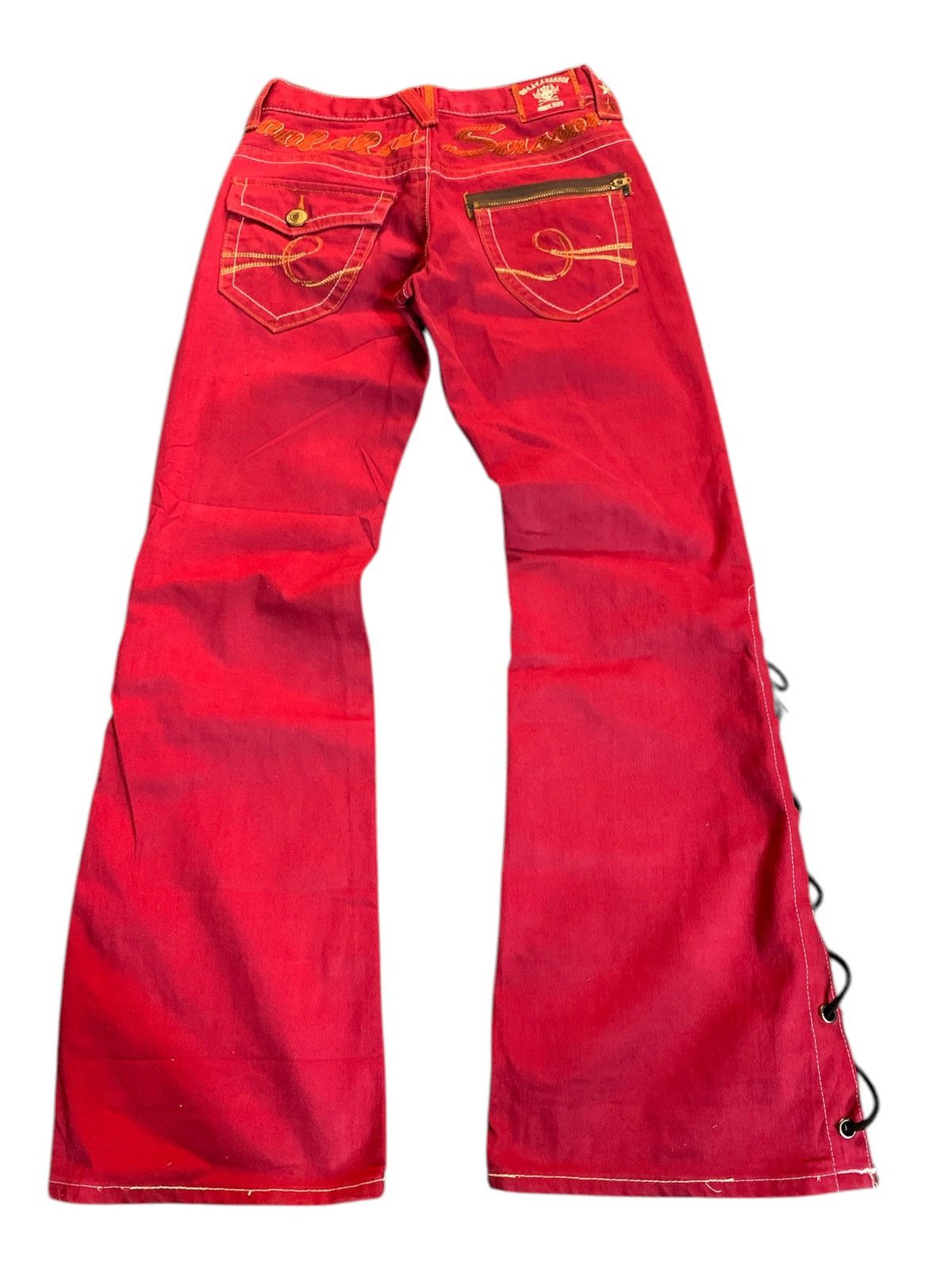If Six Was Nine × Japanese Brand × Le Grande Bleu (L.G.B.) lace up oolalasasson pant japanese brand Size US 27 - 2 Thumbnail
