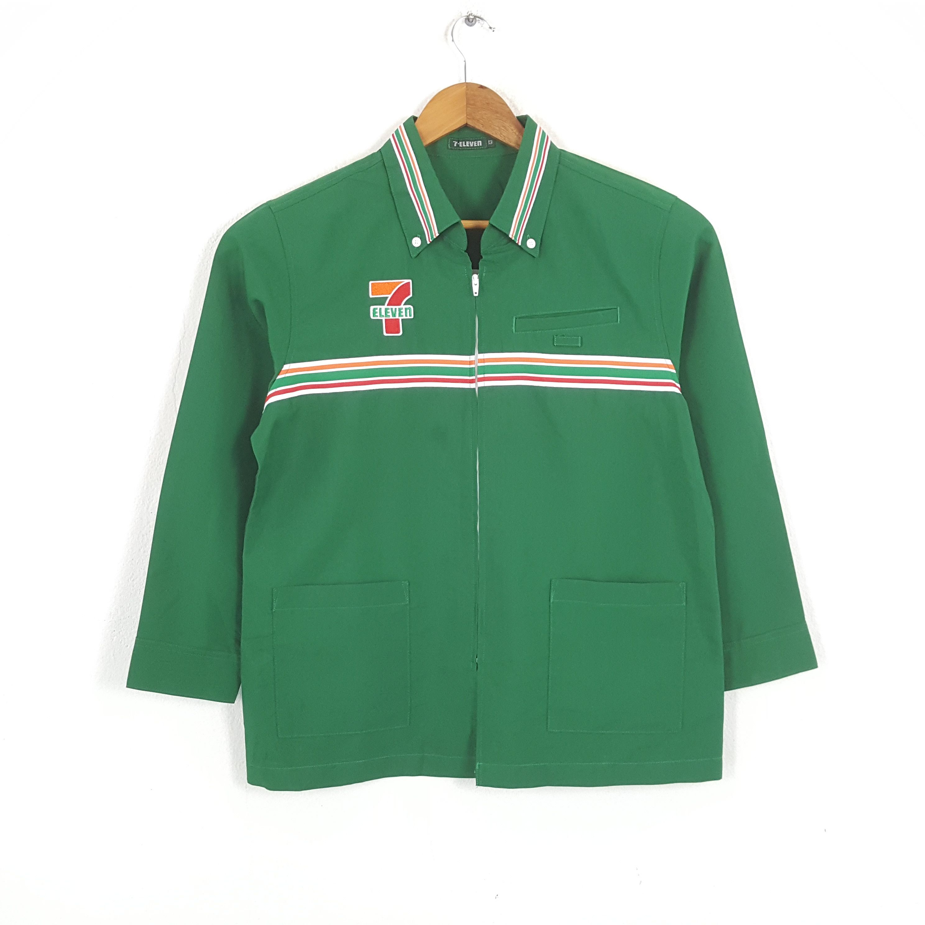 Japanese Brand × Vintage Vintage 7-ELEVEn Japanese Workers Uniform Shirt Jacket Size US M / EU 48-50 / 2 - 3 Thumbnail