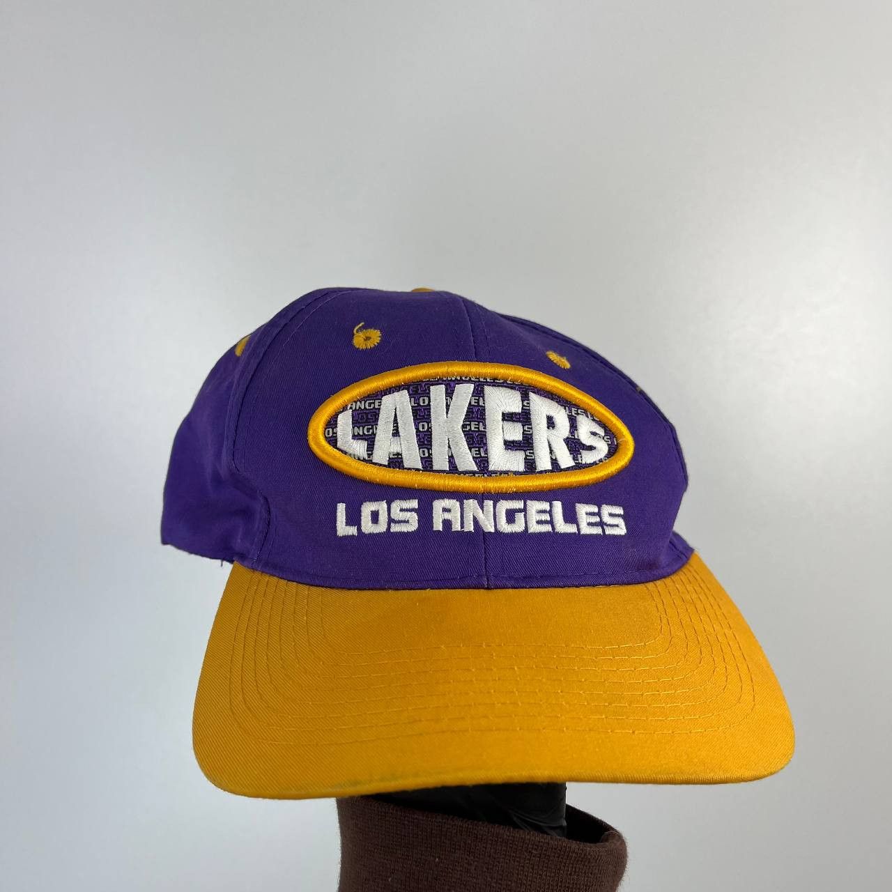 NBA Vintage Los Angeles Lakers NBA Snapback Cap Purple Yellow Size ONE SIZE - 1 Thumbnail