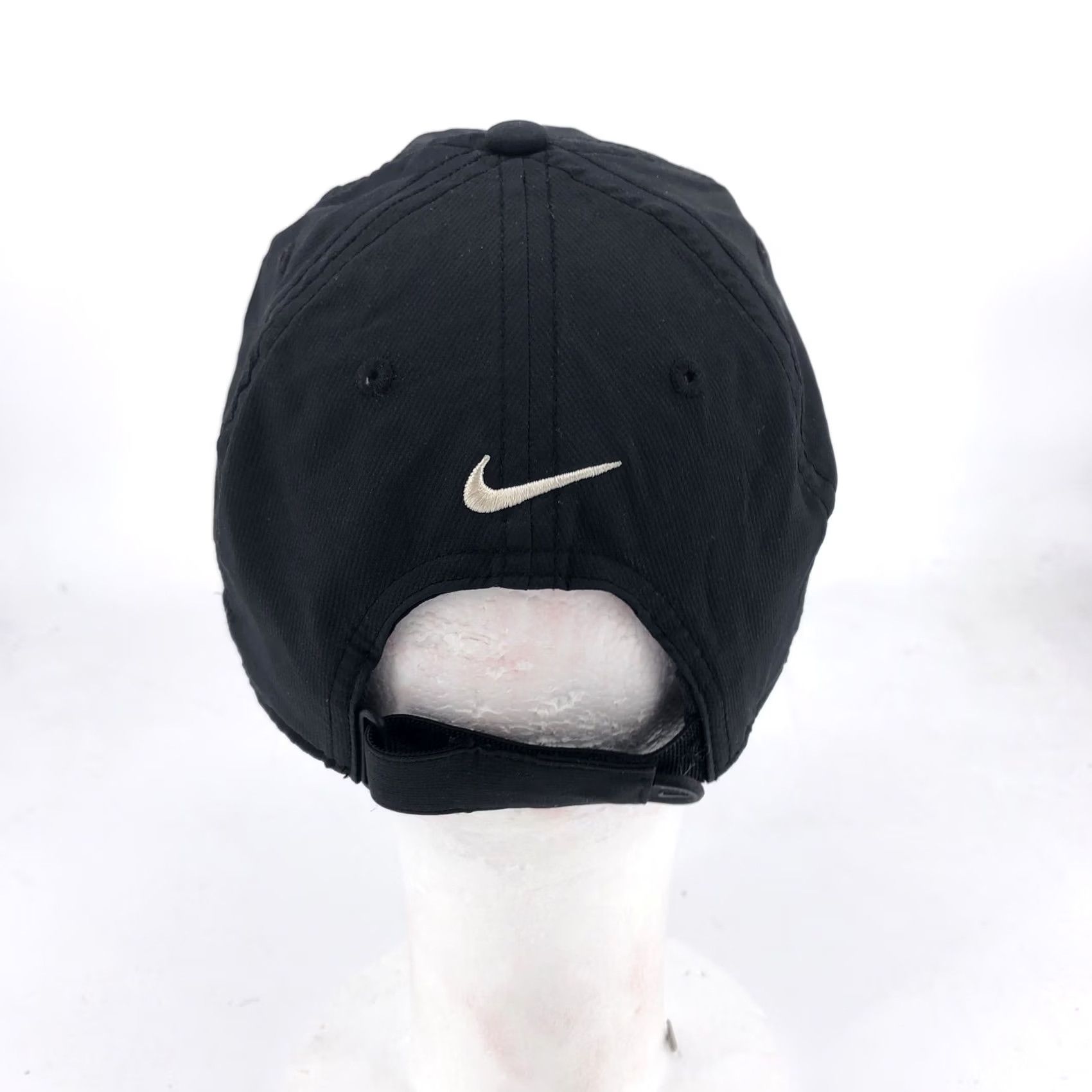 Nike Nike Hat Cap Strap Back Black Legacy91 Dri-FIT Athletic Golf Embroidered Mens Size ONE SIZE - 3 Thumbnail
