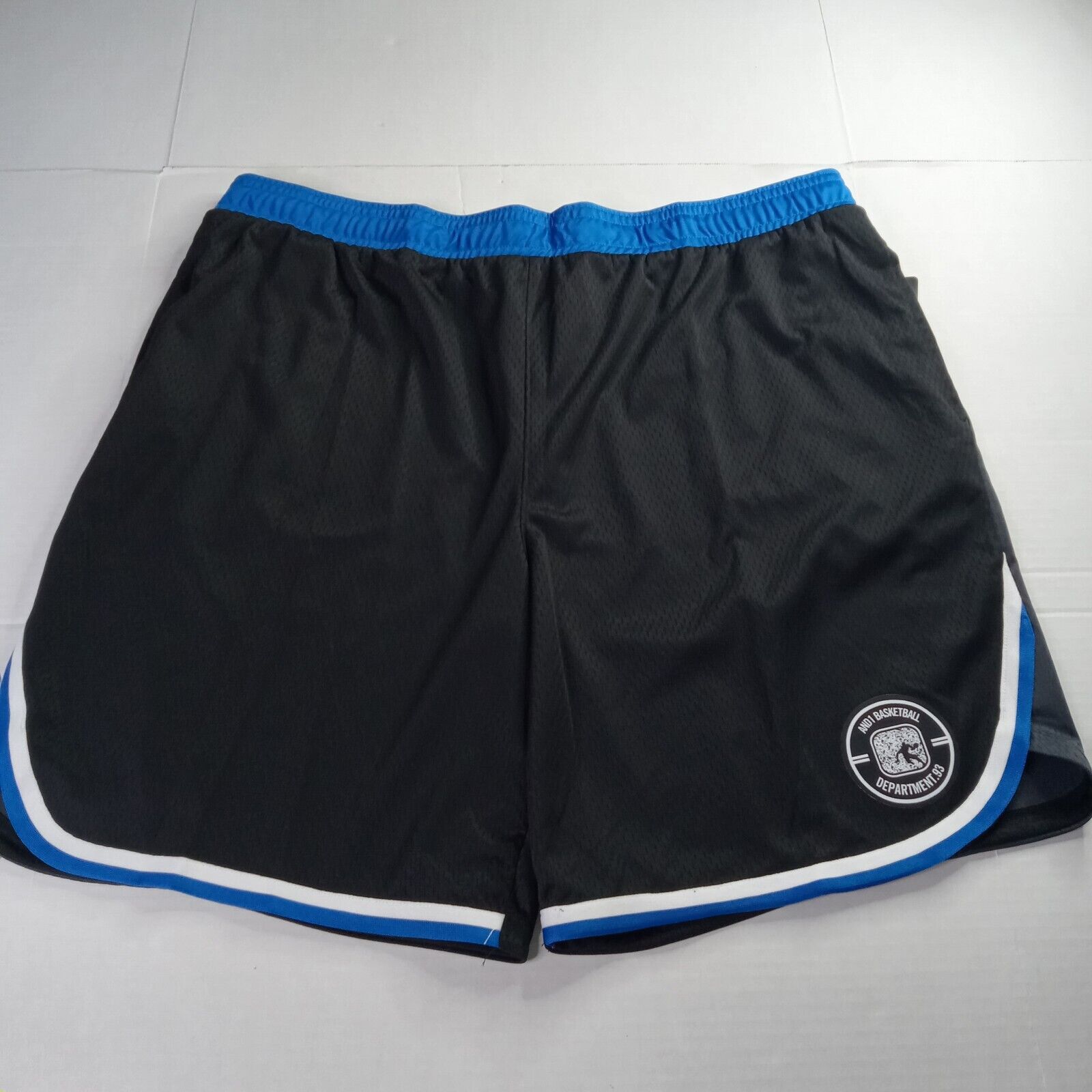 & Other Stories 2 AND1 Basketball Shorts Men's 3XL Red Black Blue 10" Inseam Size US 44 / EU 60 - 2 Thumbnail