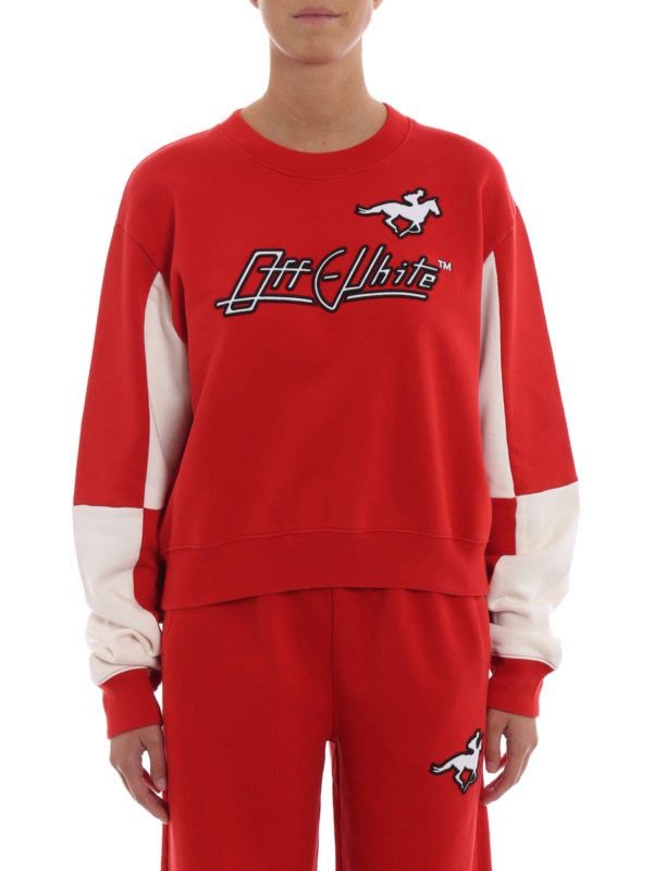 Off-White Off-White - Jockey Square - Sweater Crewneck Size S / US 4 / IT 40 - 2 Thumbnail