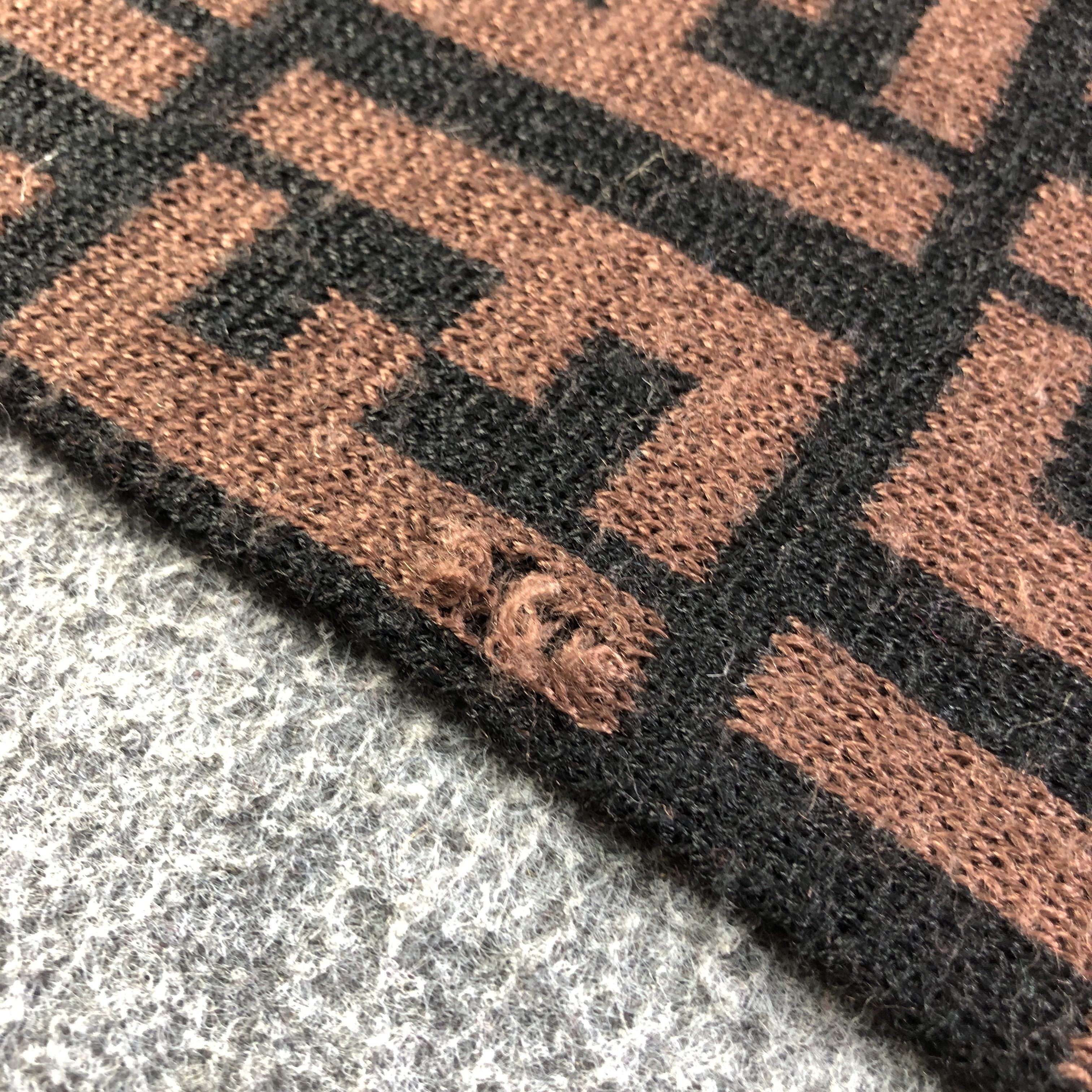 Fendi Fendi Monogram Wool Scarf Muffler Neckwear V2611 Size ONE SIZE - 15 Thumbnail